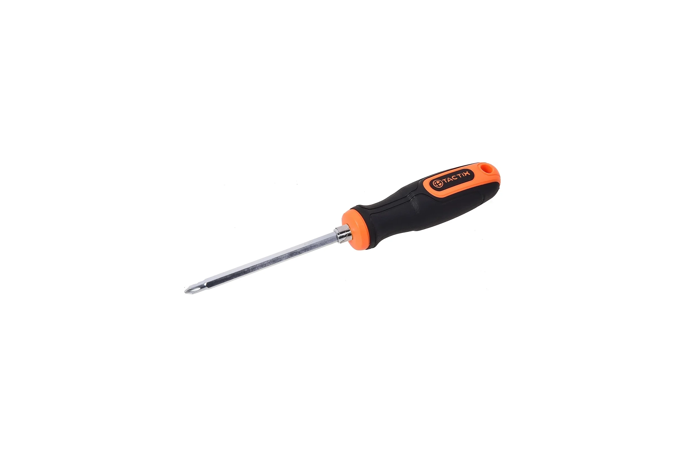 Отвертка TACTIX ERGO 2 в 1, шлиц 6x125 мм, РН2x125 мм 205213
