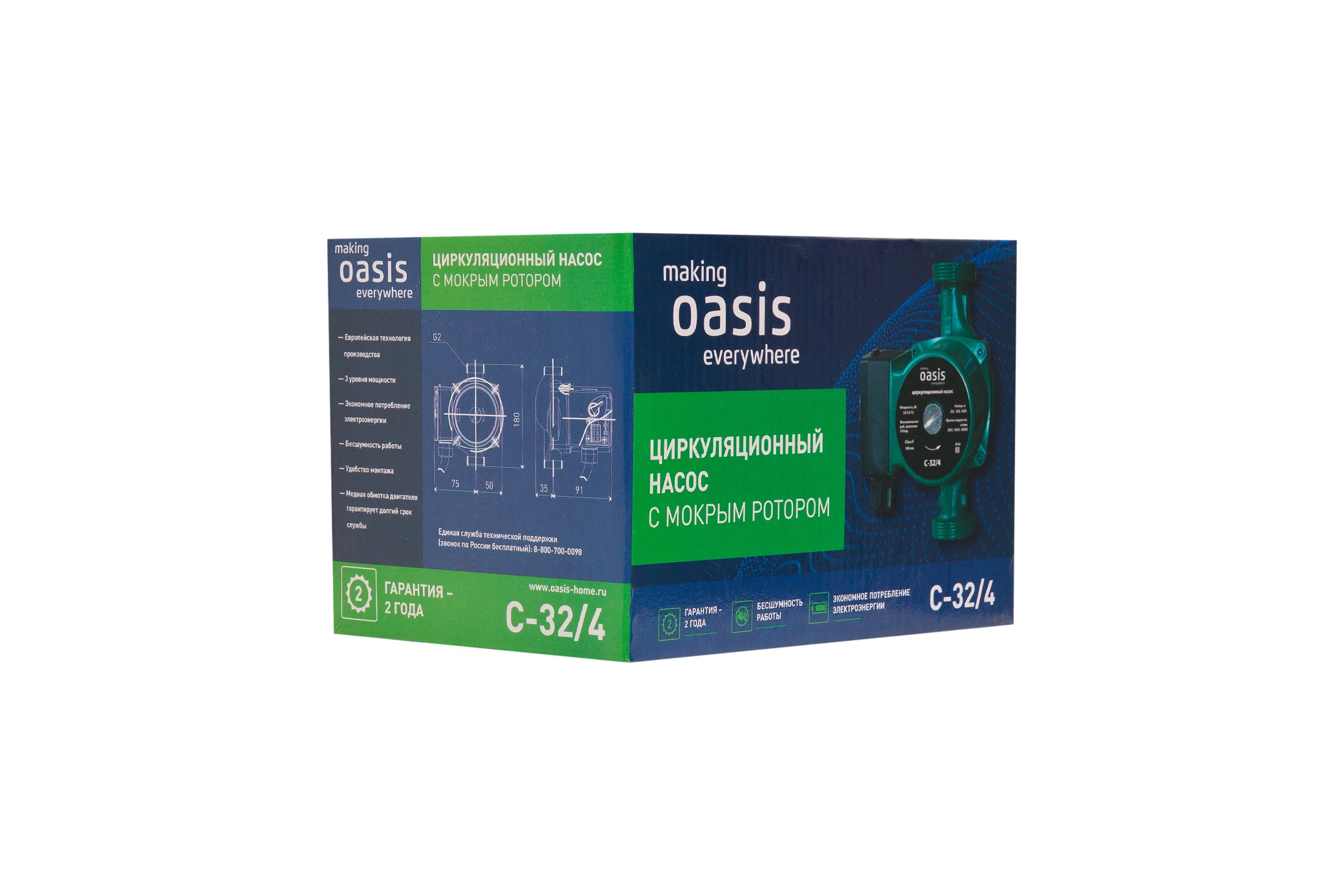Циркуляционный насос OASIS C-32/4 4640130924461