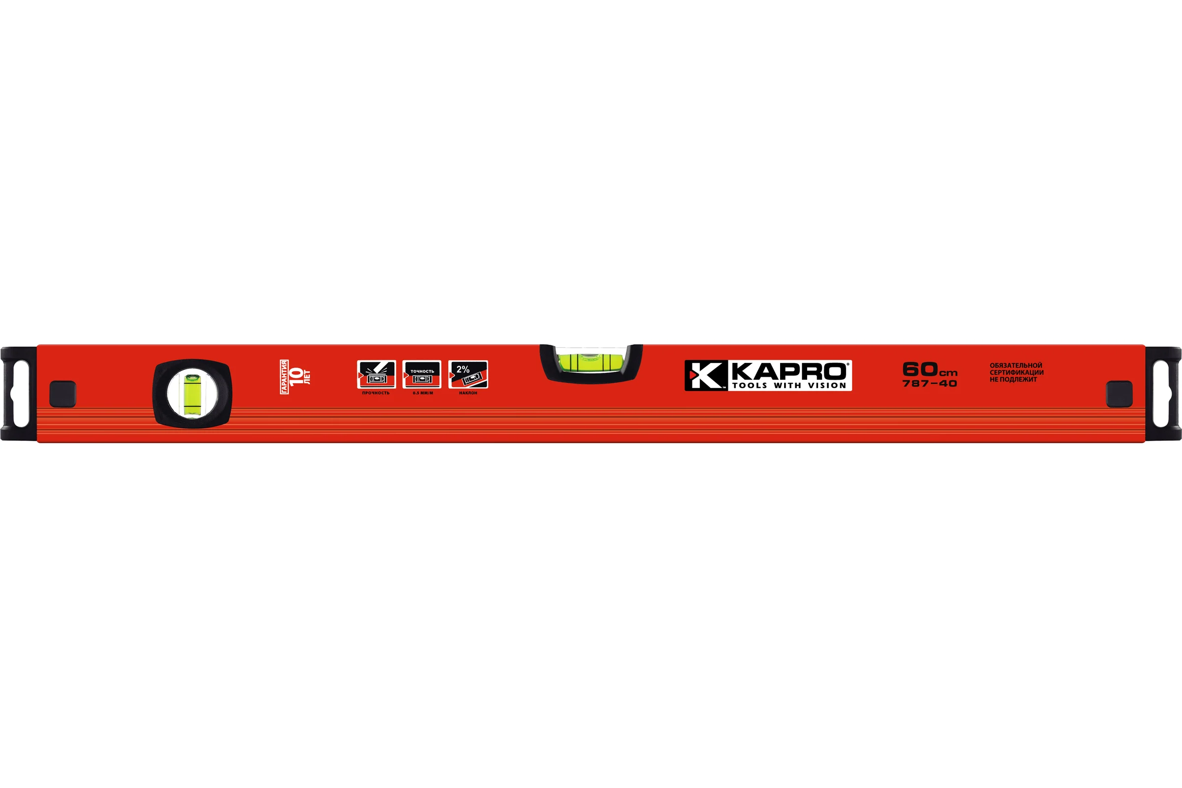 Уровень Kapro 2 колбы 787-40-60