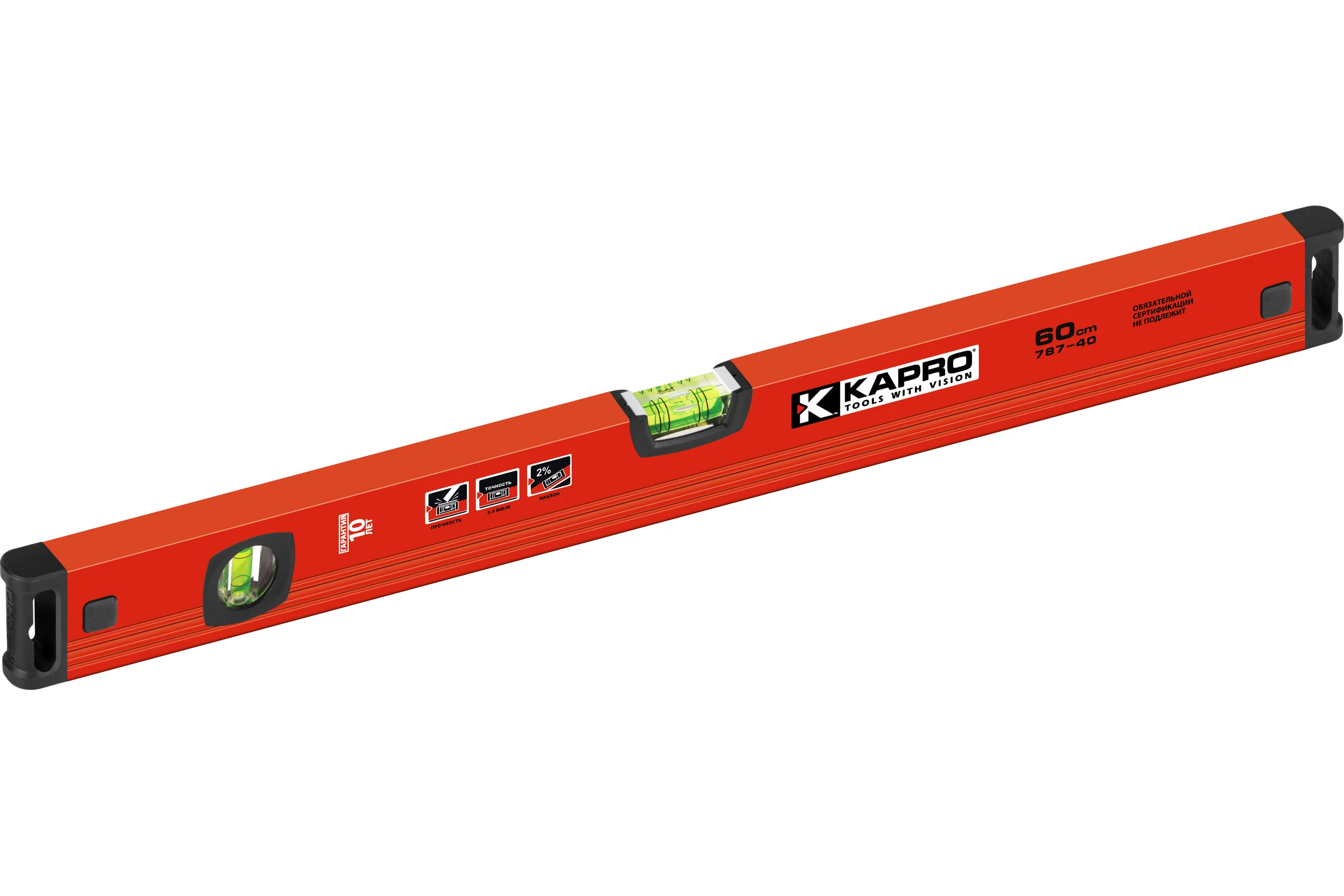 Уровень Kapro 2 колбы 787-40-60