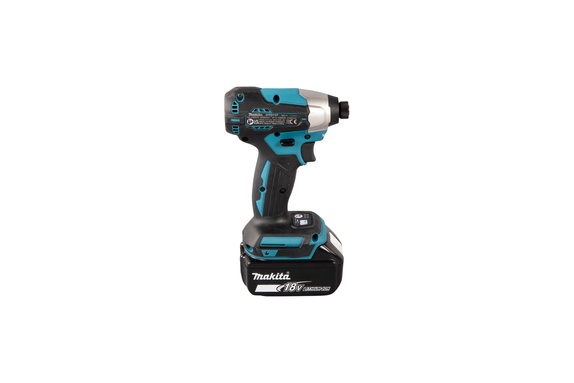 Аккумуляторный ударный шуруповерт Makita 18В, BL, XPT, Li-ion, 140 Нм, 2 скорости DTD157RTJ