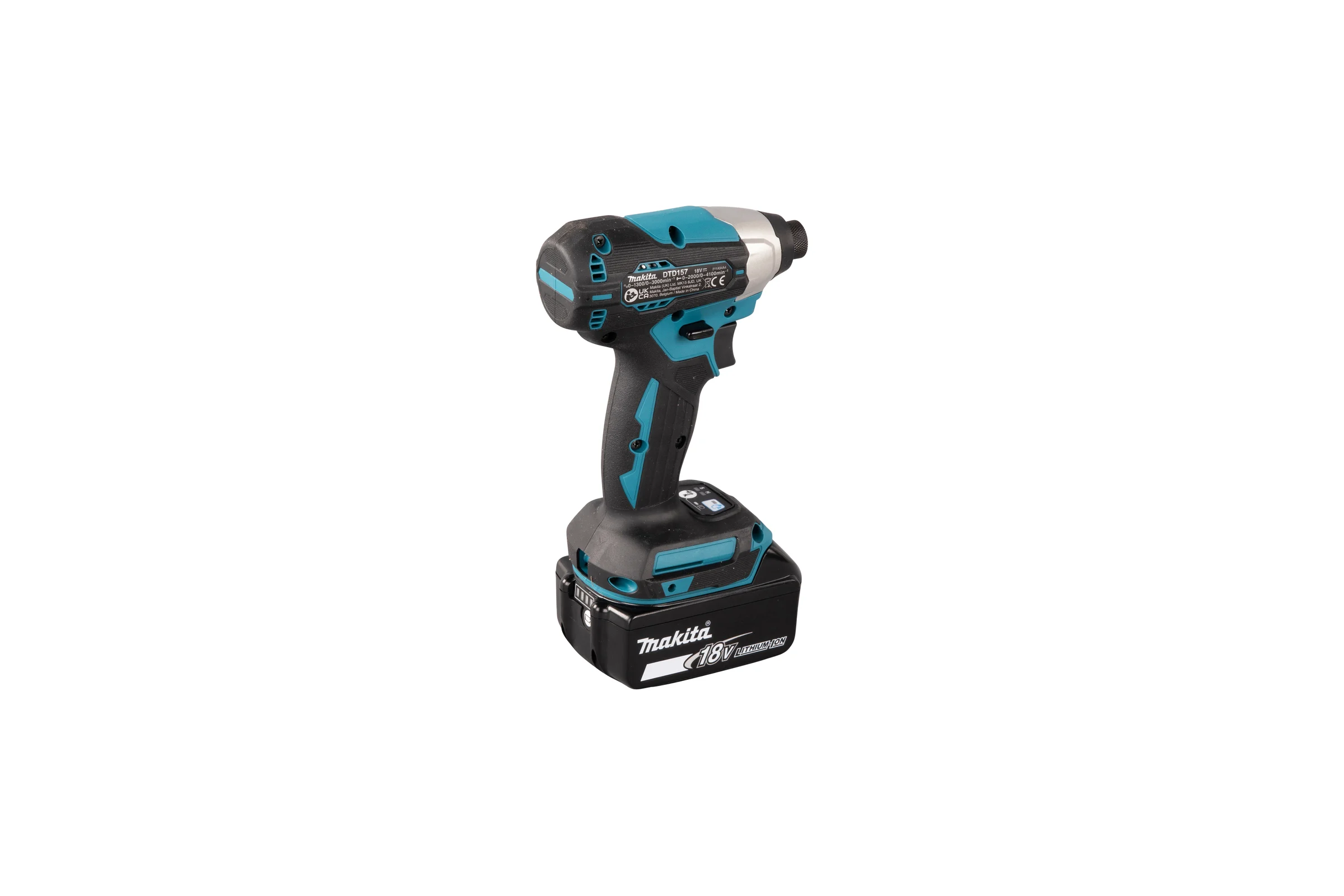 Аккумуляторный ударный шуруповерт Makita 18В, BL, XPT, Li-ion, 140 Нм, 2 скорости DTD157RTJ