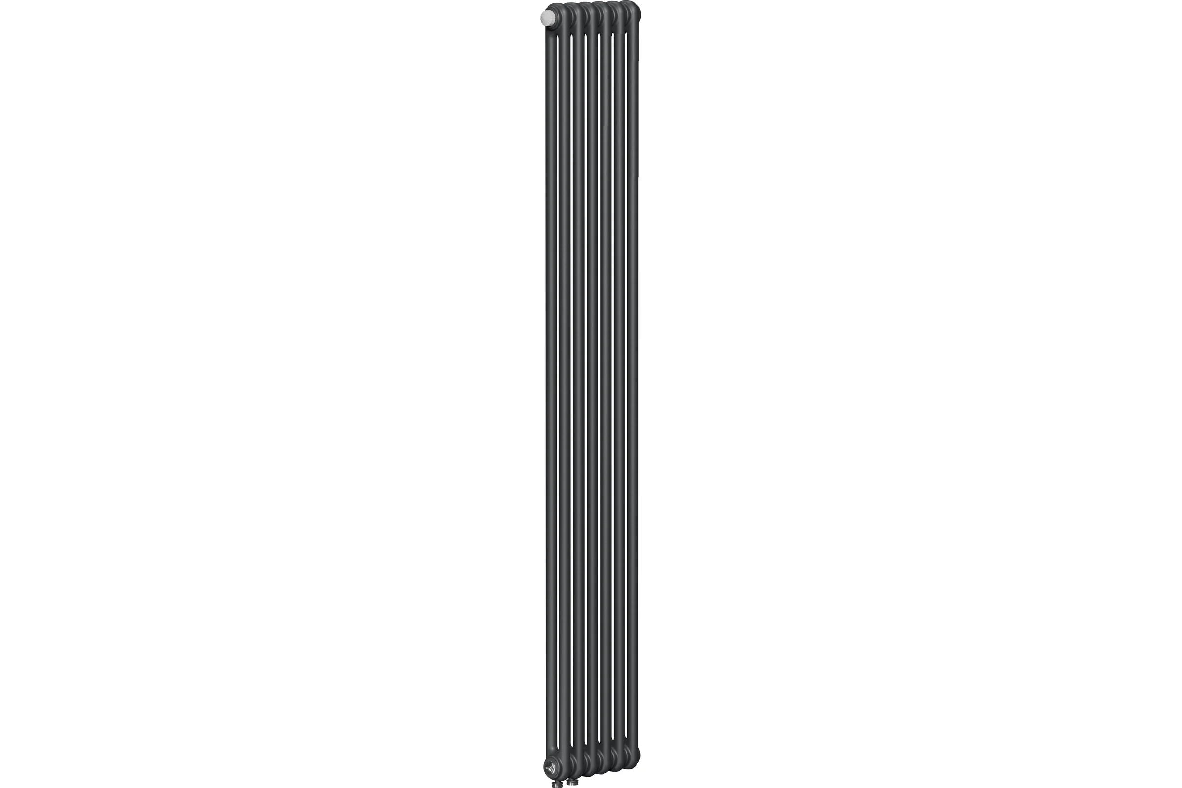 Радиатор трубчатый RIFAR TUBOG Ventil 2180, Титан, 6 секций, нижнее подключение TUB 2180-06-DV1-TI