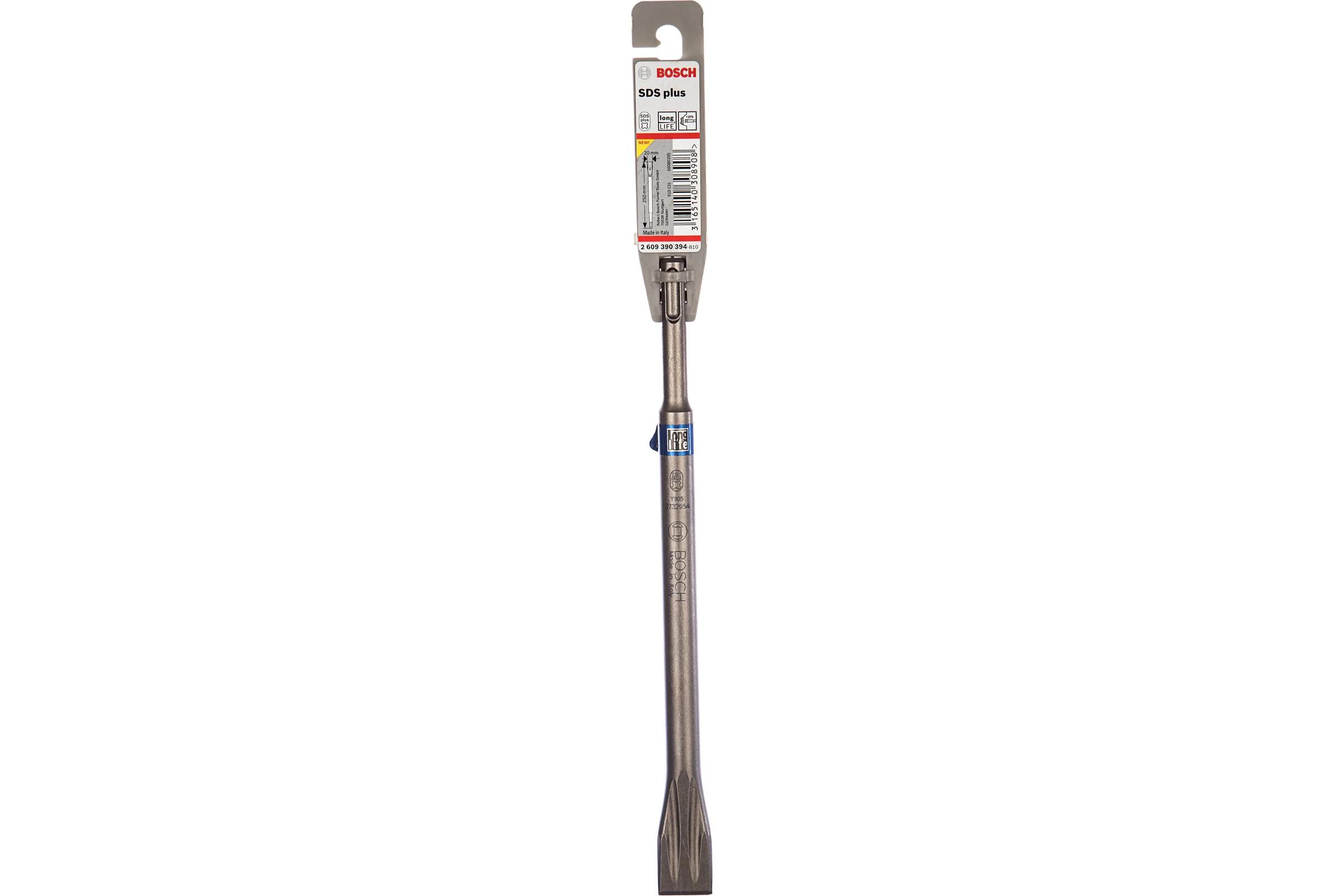 Долото плоское SDS-plus (20х250 мм) Bosch 2.609.390.394