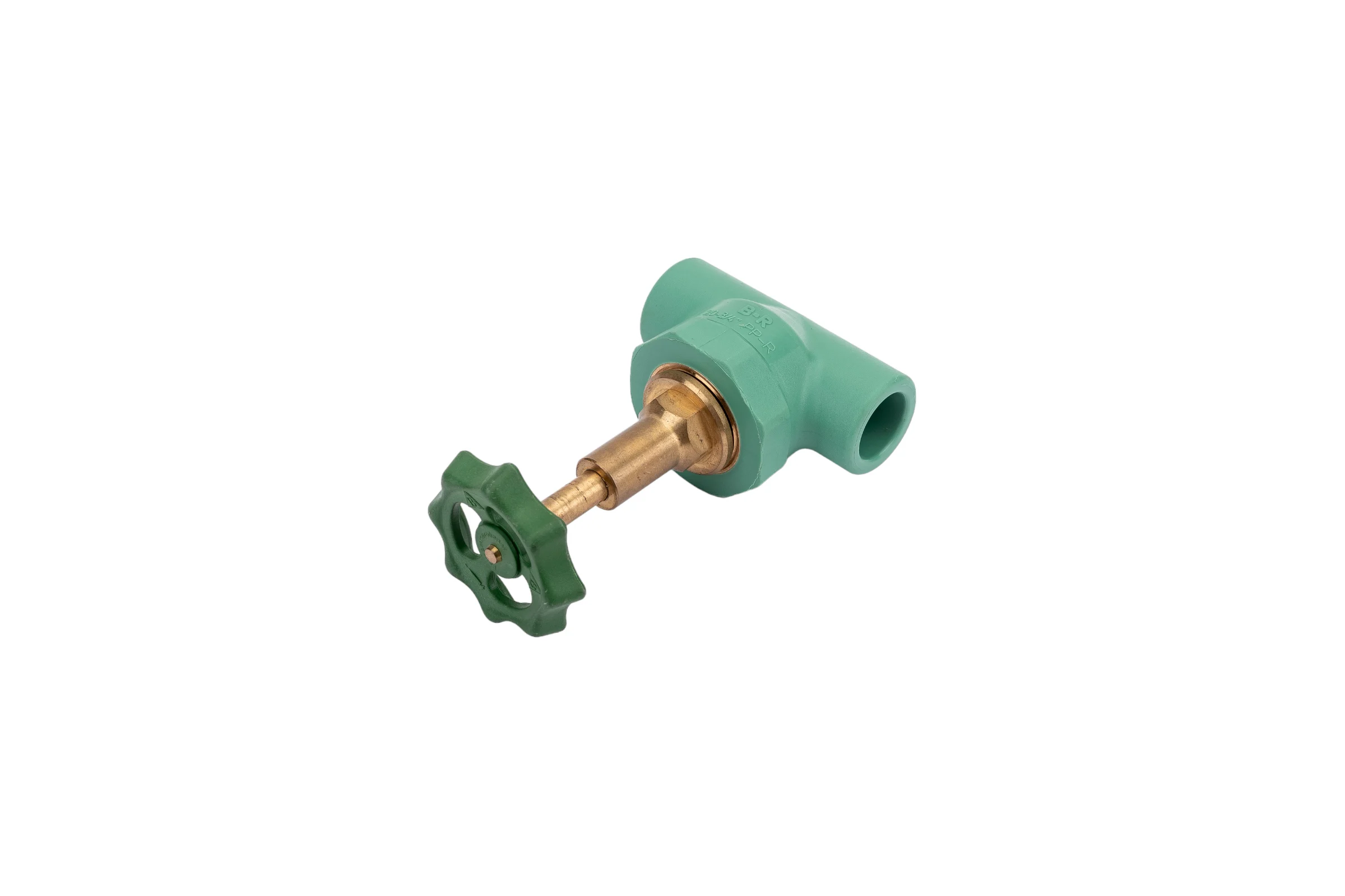 Вентиль Banninger прямой полипропиленовый зеленый - 20x3/4" 5RG1060H11