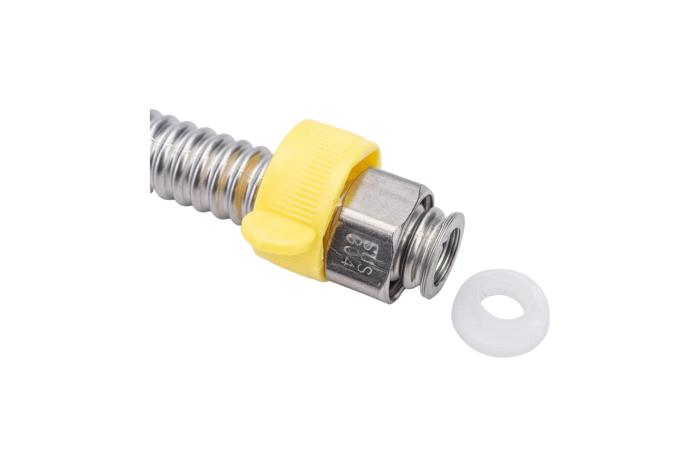 Гибкая сильфонная подводка Kopfgescheit из нержавеющей стали 1/2", 20 см KR-A304.30