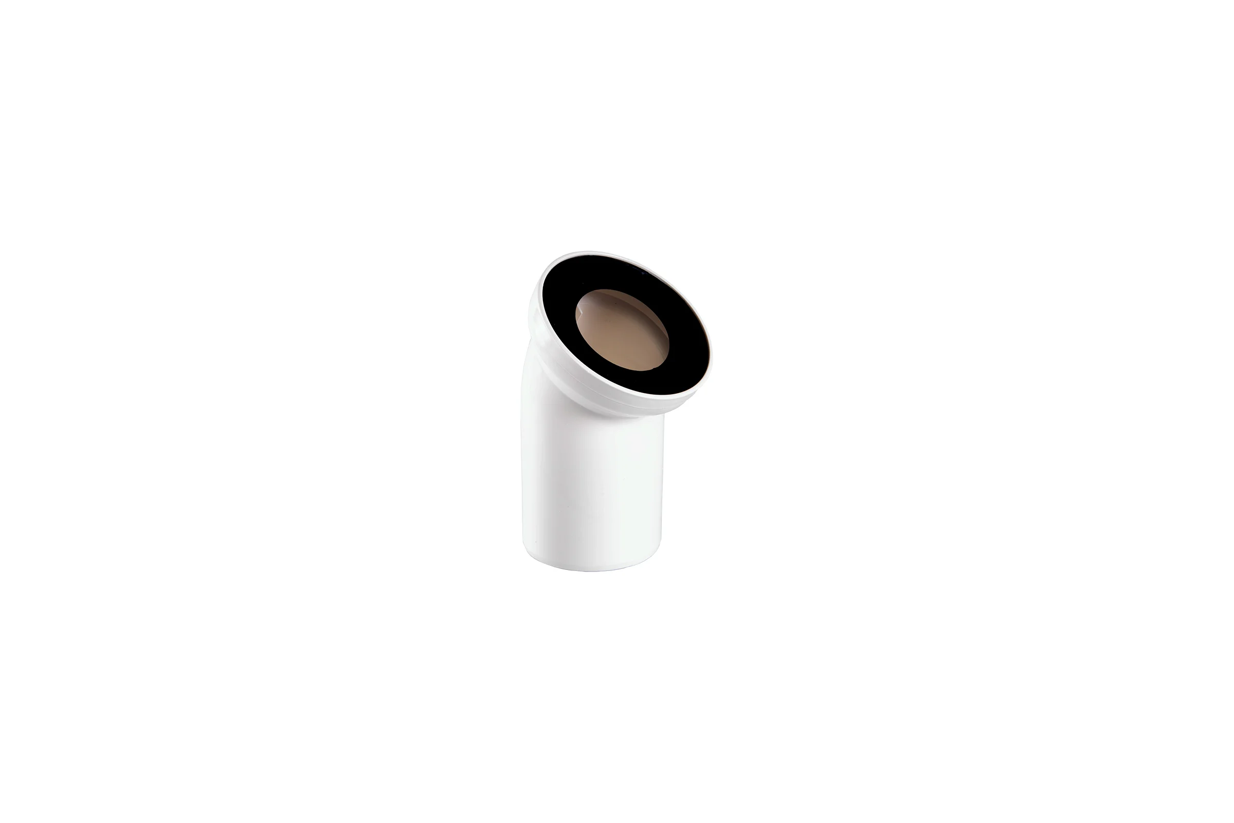 Отвод/фановая труба STYRON с уклоном под 45˚ d110 мм STY-530-45 STY-530-45°