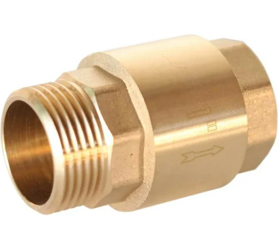 Обратный клапан ETERNA Engineering 1"х1"нр-вр, латунь eternacheck_vlv1