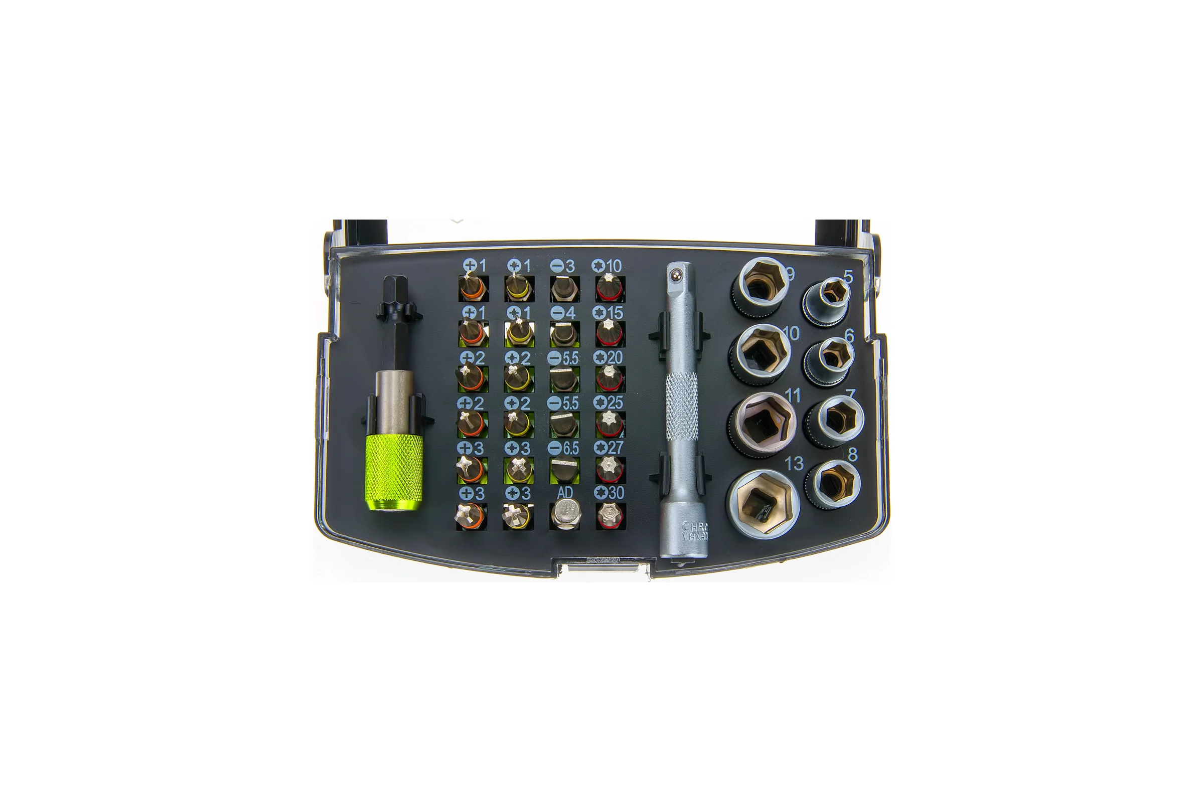 Набор бит и насадок A440/034, 34 шт Armero AK40-034