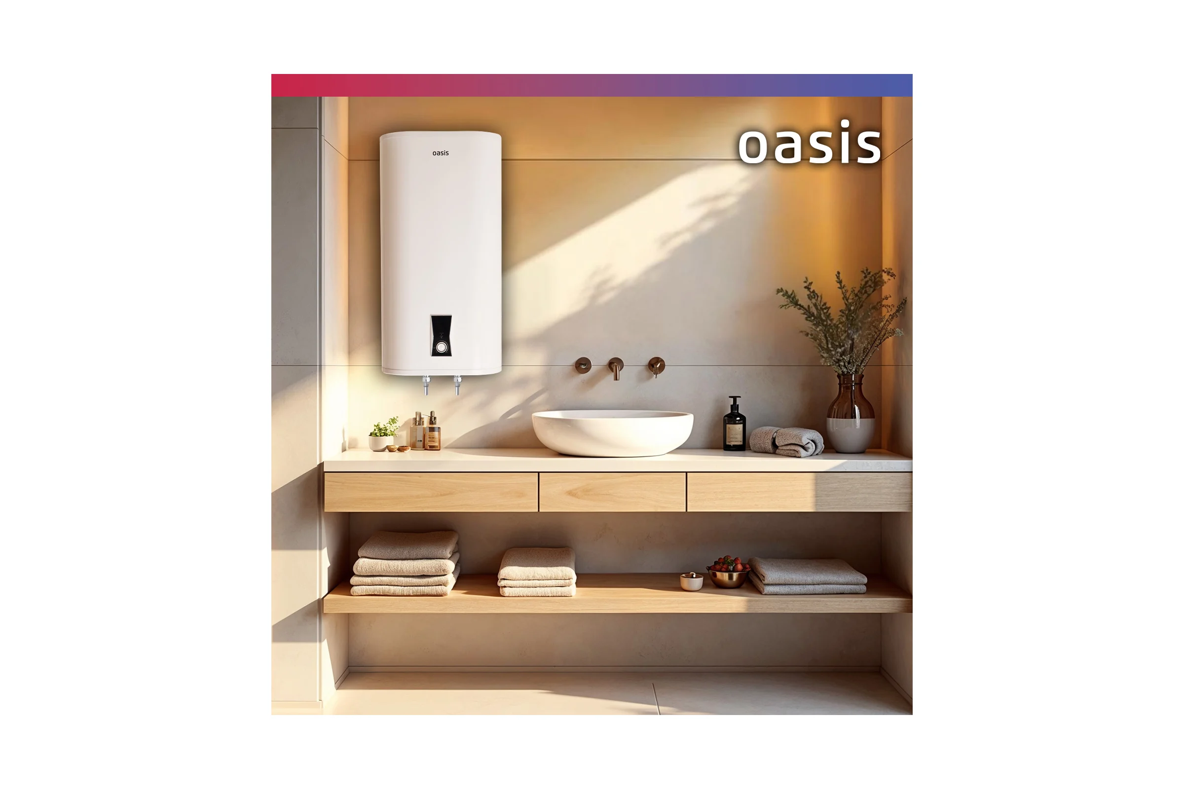 Электрический накопительный водонагреватель OASIS pa-80 4640039481218