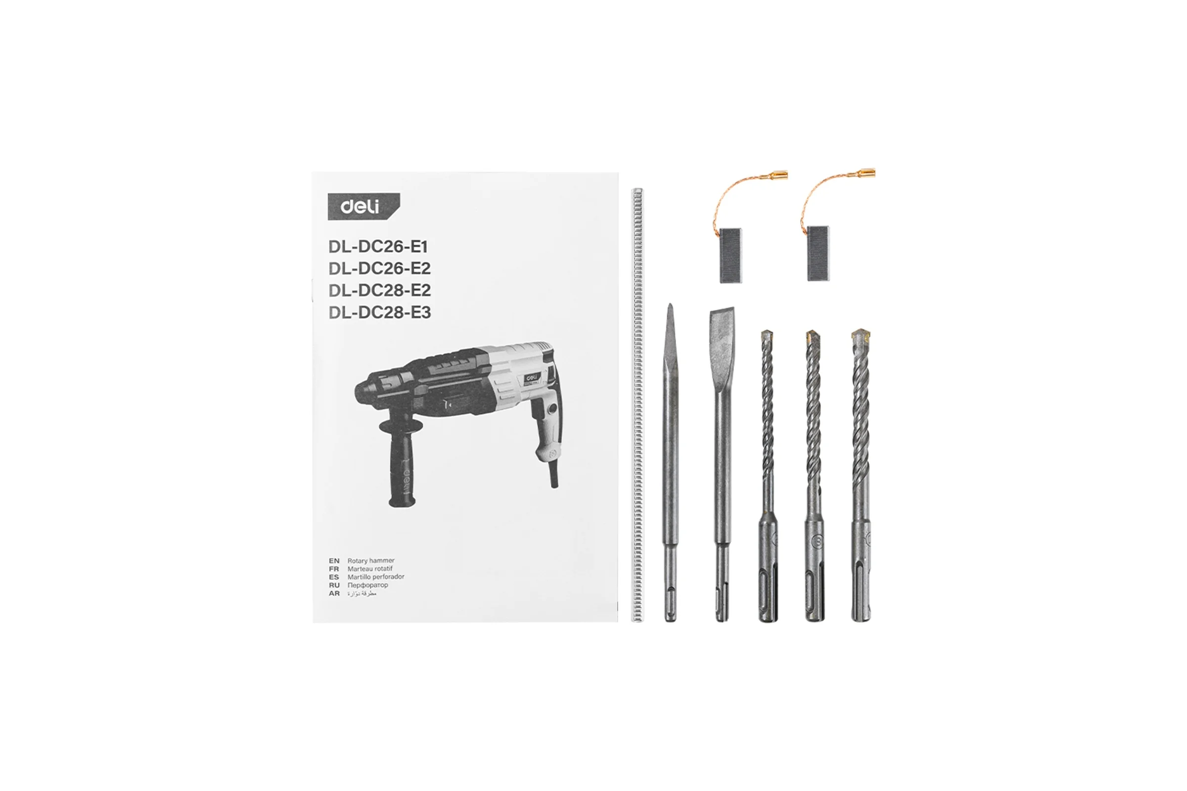 Перфоратор DELI DL-DC26-E1 SDS+, 800 Вт 103007
