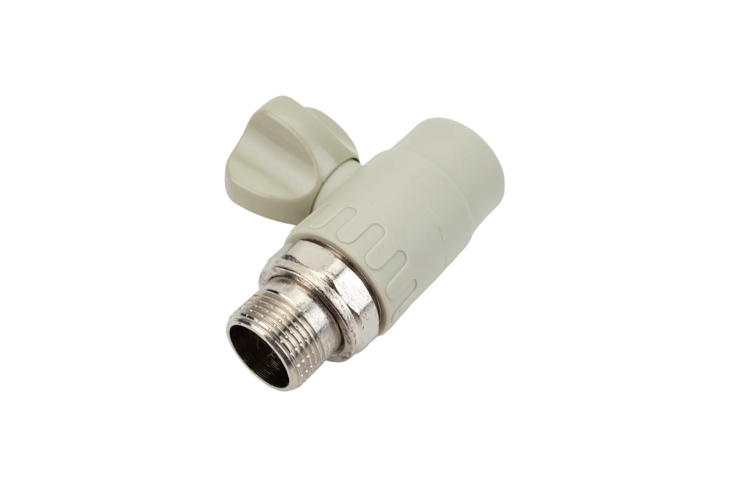Шаровой кран для радиатора Kalde прямой 25x3/4 серый 3.4070.19.025