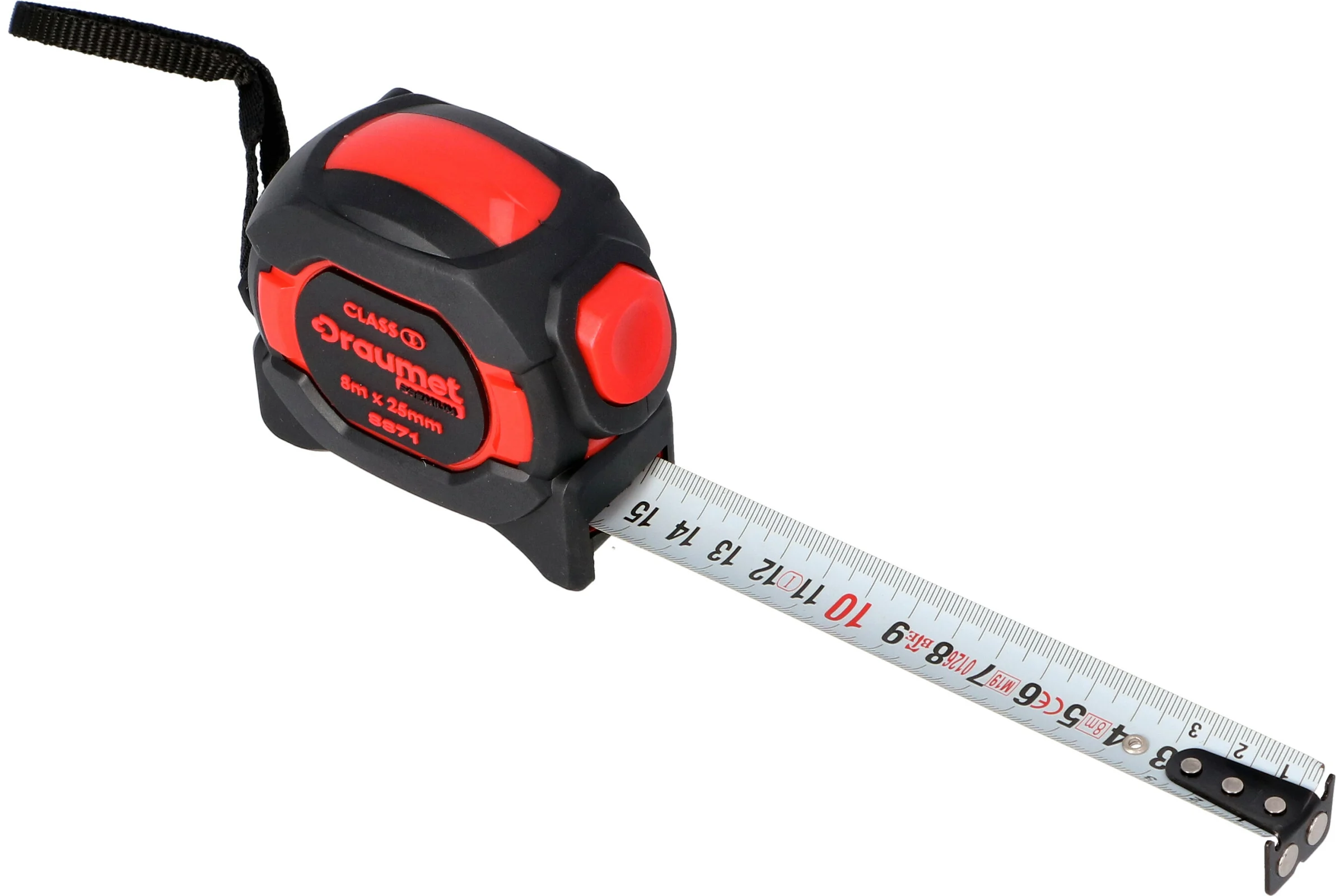 Рулетка DRAUMET PREMIUM, 8 м x 25 мм, 8871, DP340-03