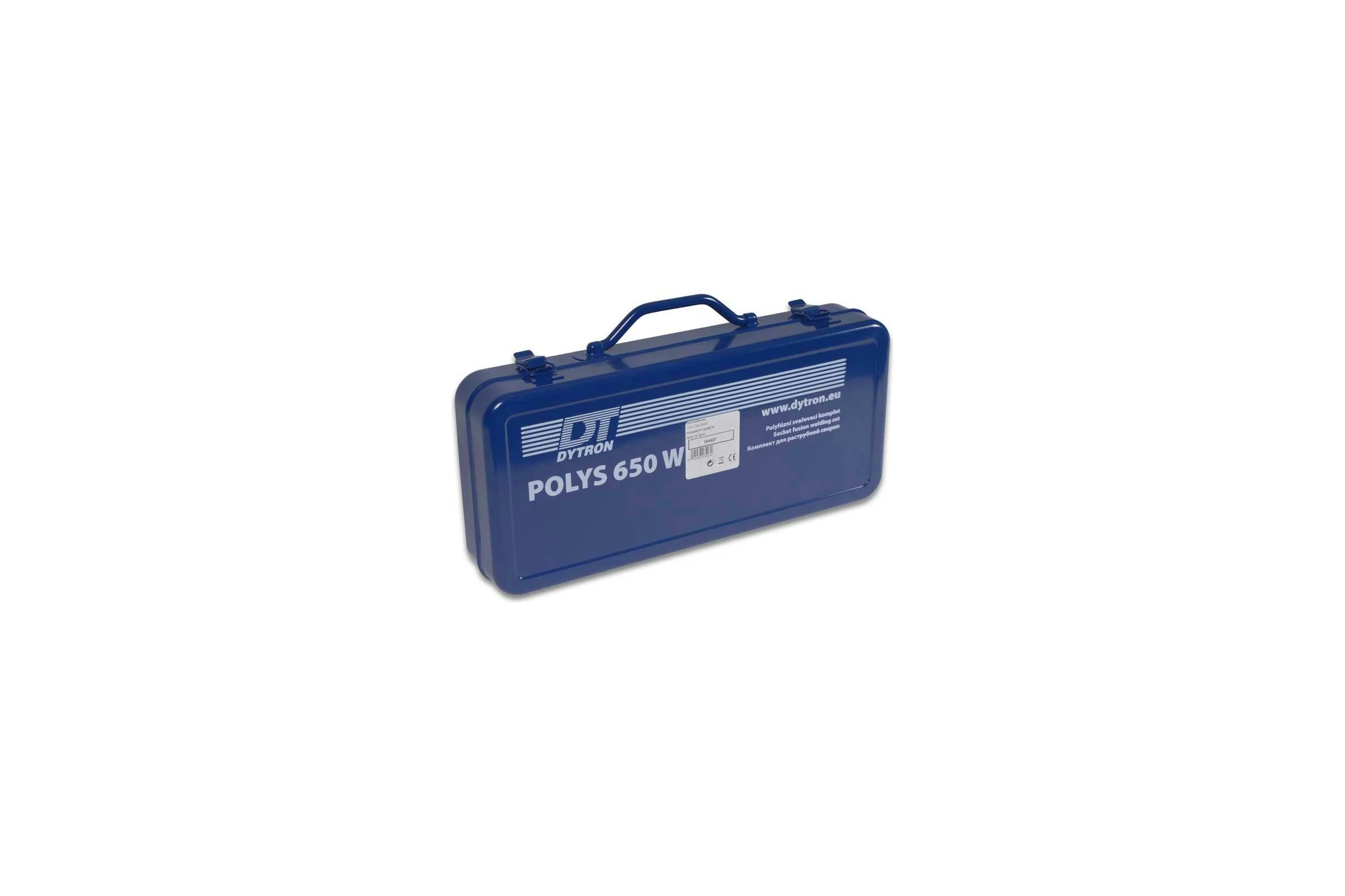 Комплект для сварки полипропиленовых труб DYTRON стержневой p-4a 650 w mini blue с колодочными насадками 20,25,32 мм 3974
