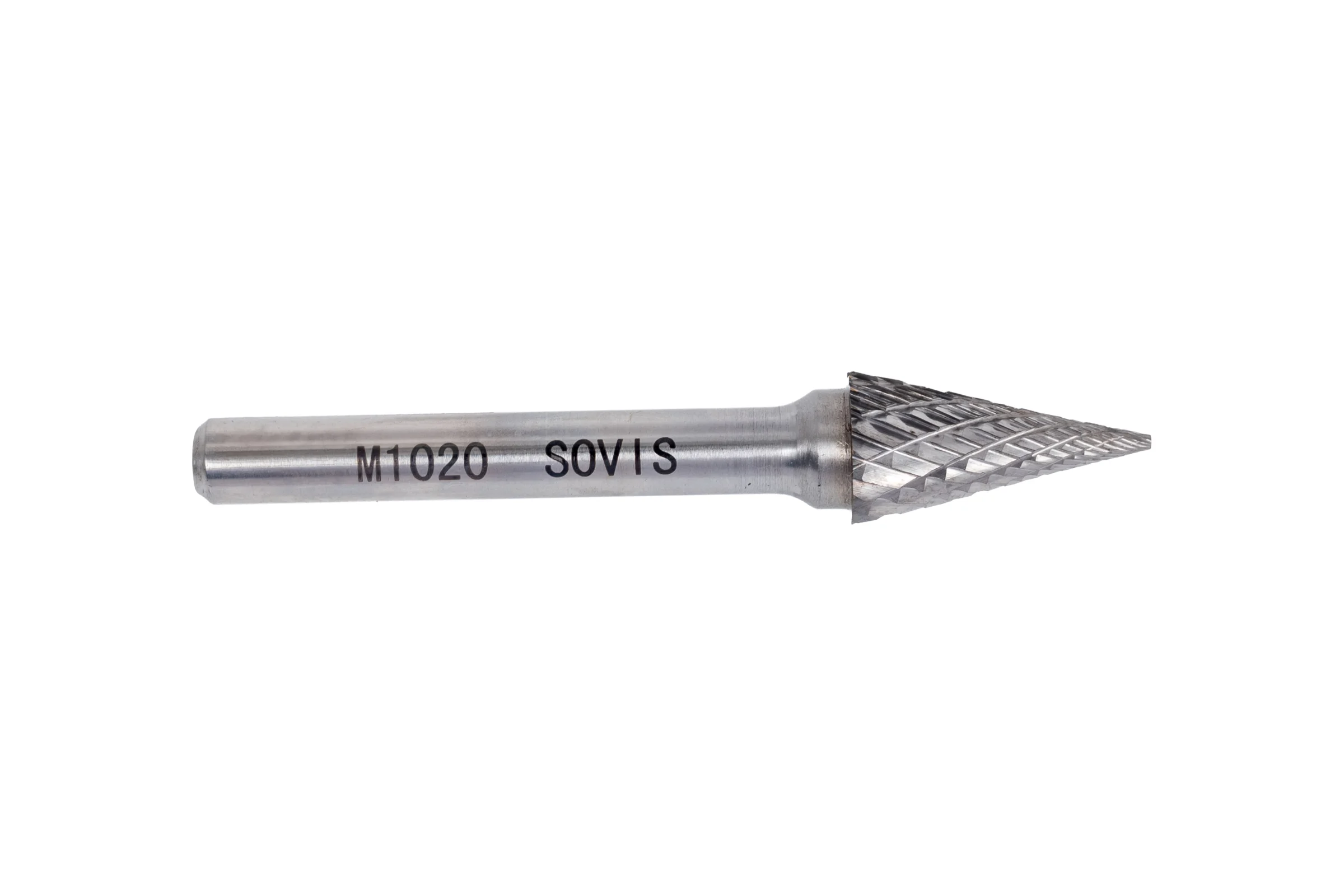 Бор-фреза твердосплавная коническая M1020 10 мм, хв-к 6 мм SOVIS 15650