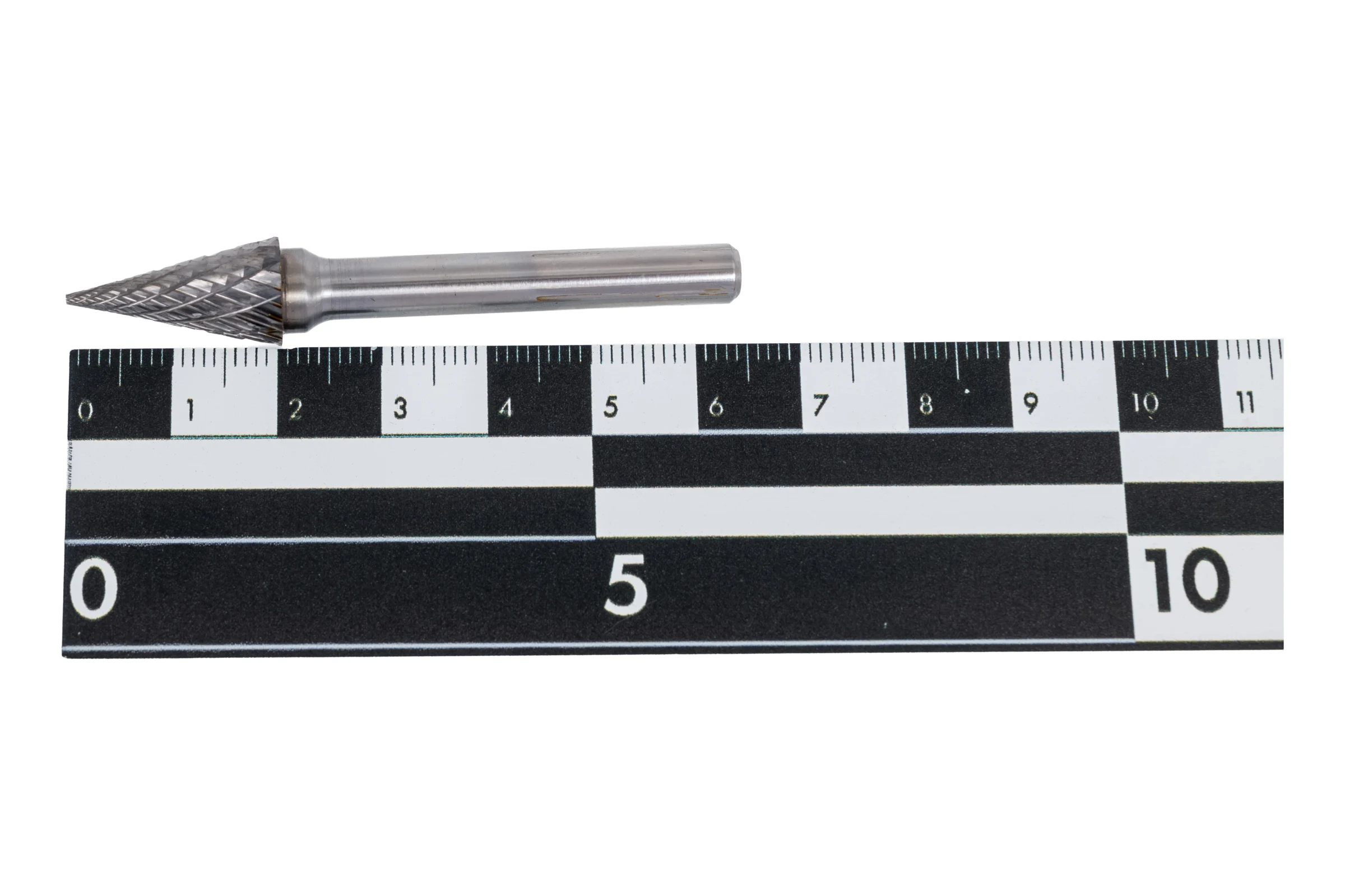 Бор-фреза твердосплавная коническая M1020 10 мм, хв-к 6 мм SOVIS 15650