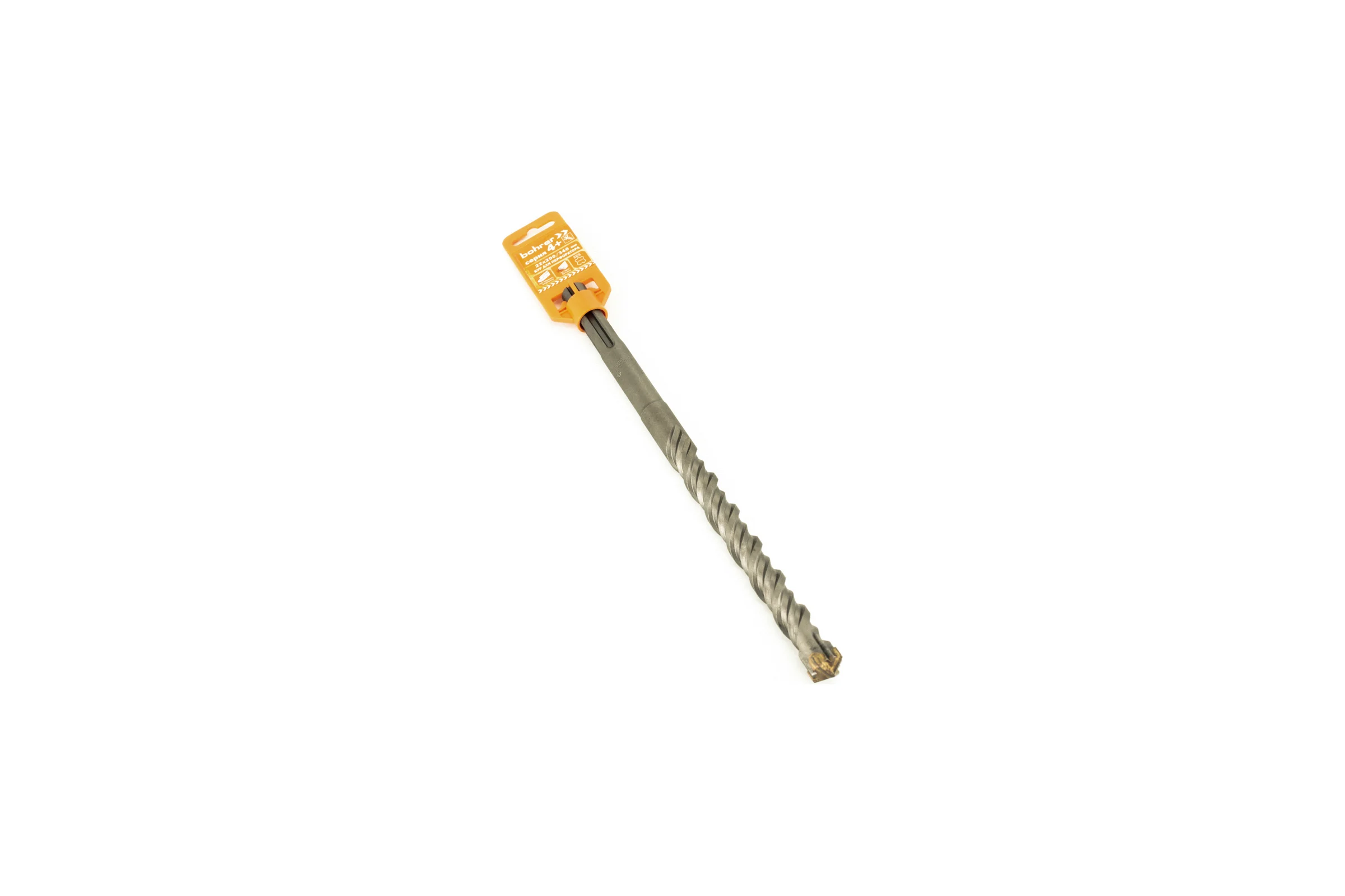 Бур 4+ 22x200х340 мм, 4 резца + 2 спирали, SDS-Max BOHRER 30522345
