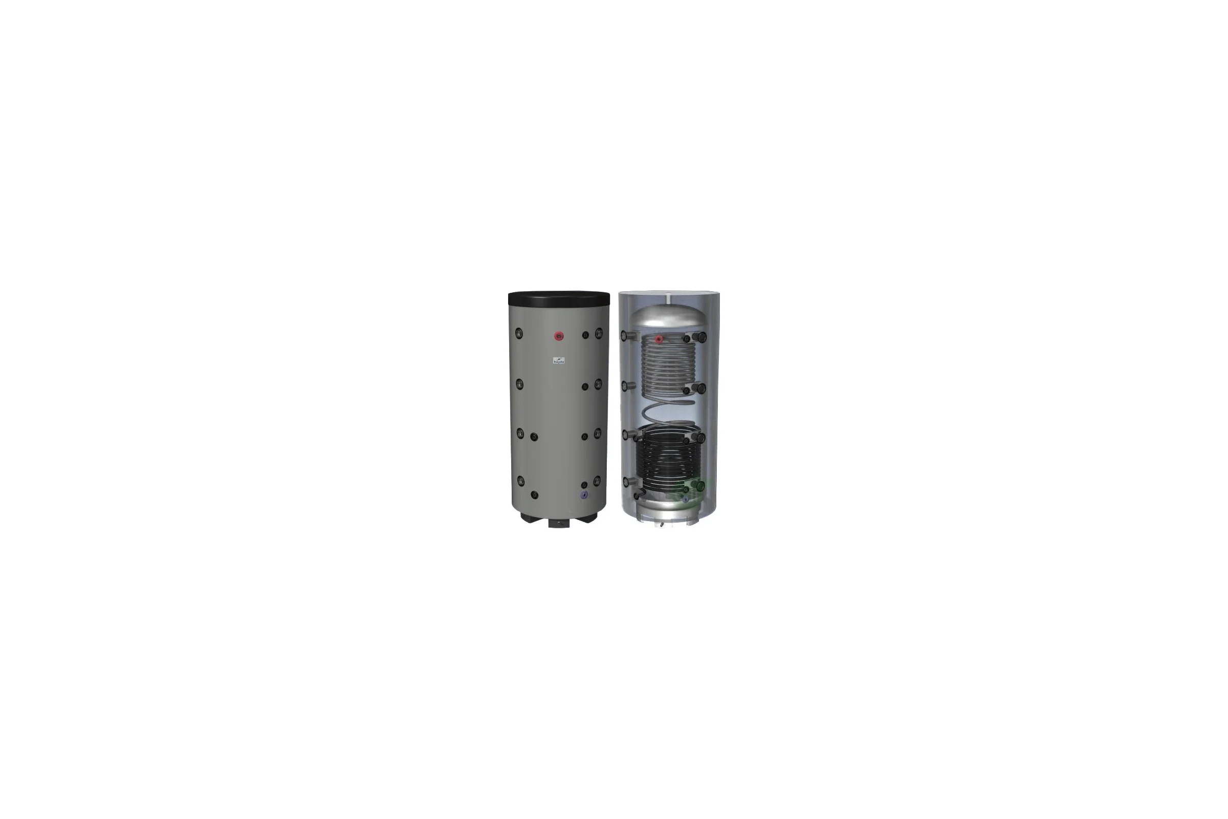 Накопитель HAJDU PT 500 CF с теплообменником и контуром ГВС 2222857038
