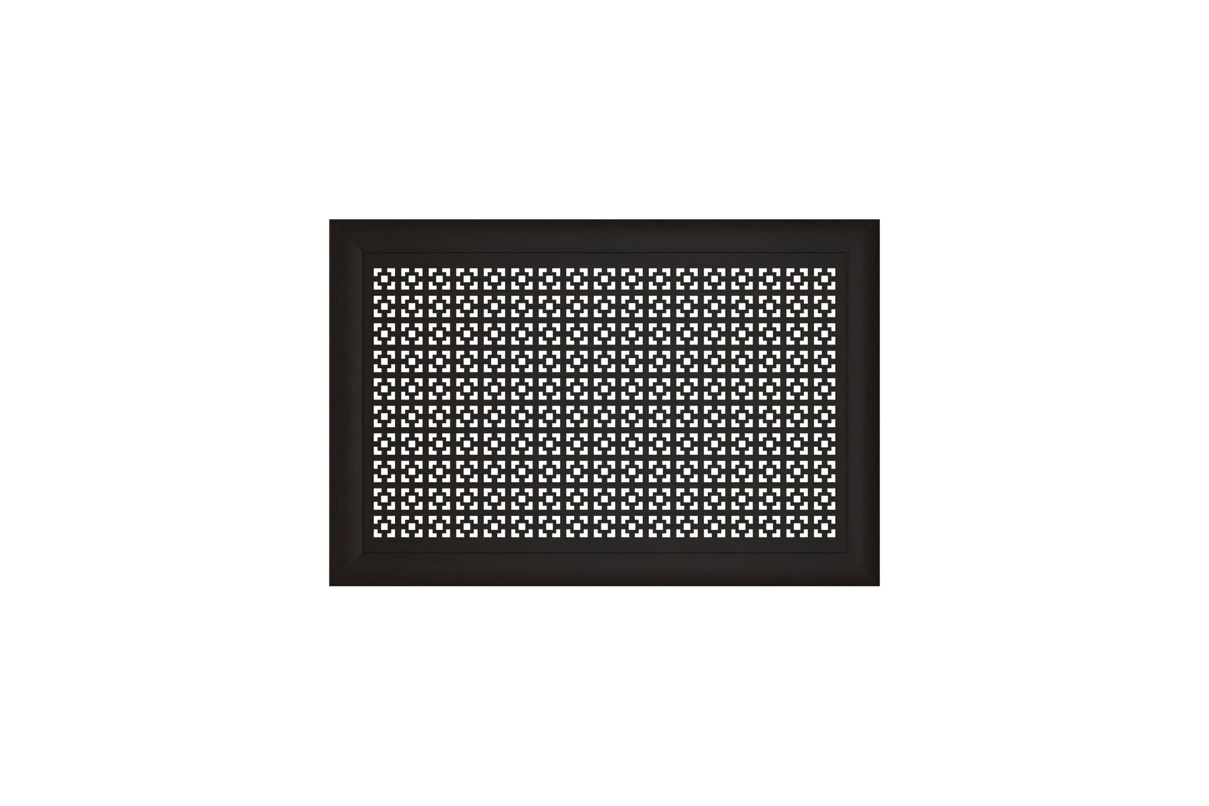 Декоративный экран для радиаторов и батарей Cosca Decor Модерн 600x900 мм, венге, дамаско, с рамкой СПБ004375