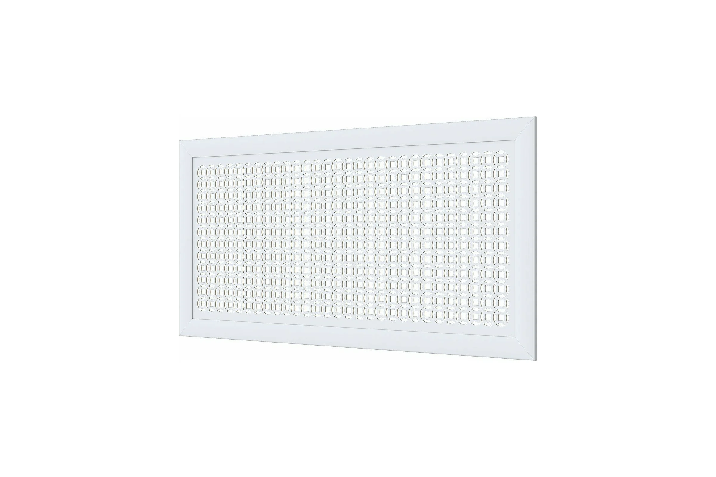 Декоративный экран для радиаторов и батарей Cosca Decor Модерн 600x1200 мм, дуб серый, сусанна, с рамкой СПБ072580