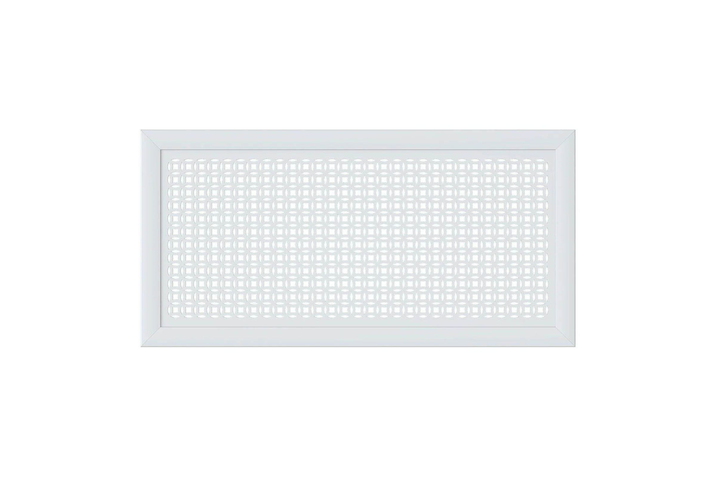 Декоративный экран для радиаторов и батарей Cosca Decor Модерн 600x1200 мм, дуб серый, сусанна, с рамкой СПБ072580