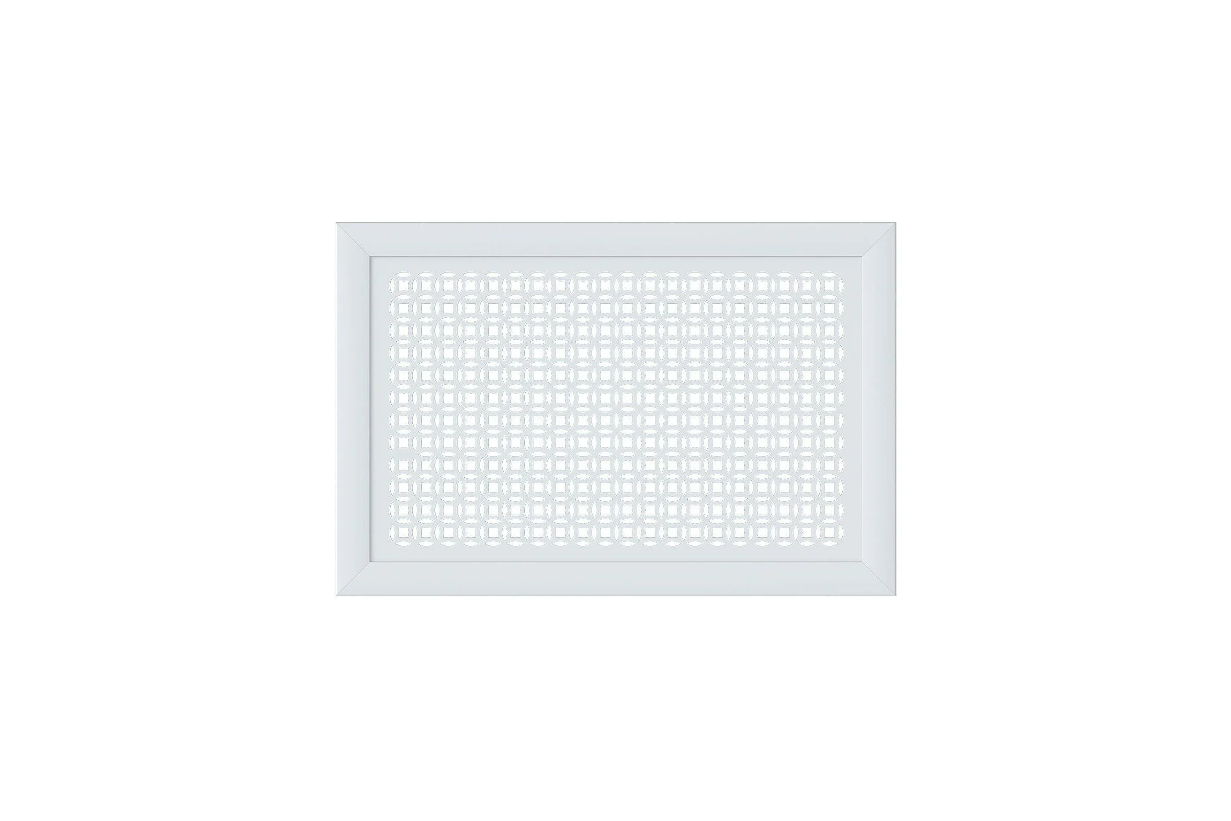Декоративный экран для радиаторов и батарей Cosca Decor Модерн 600x900 мм, дуб серый, сусанна, с рамкой СПБ072579