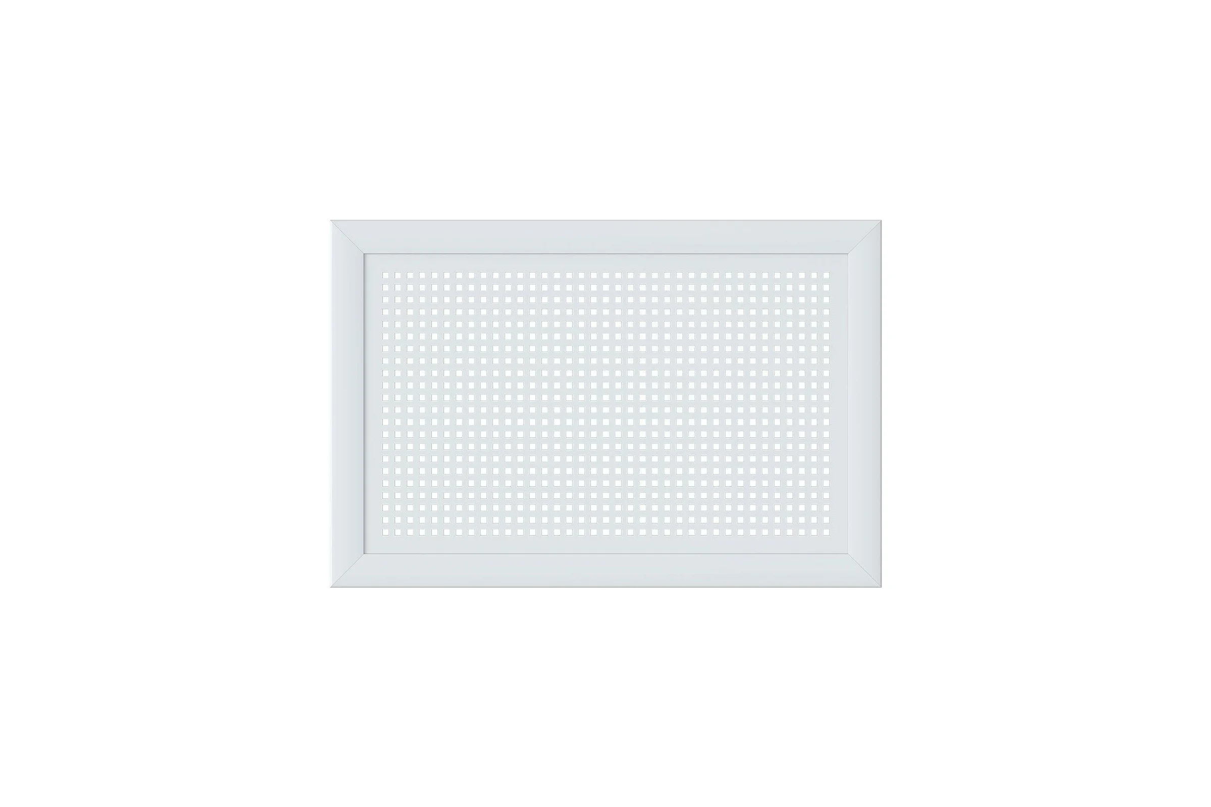 Декоративный экран для радиаторов и батарей Cosca Decor Модерн 600x900 мм, белый, квадро 10-20, с рамкой СПБ004385