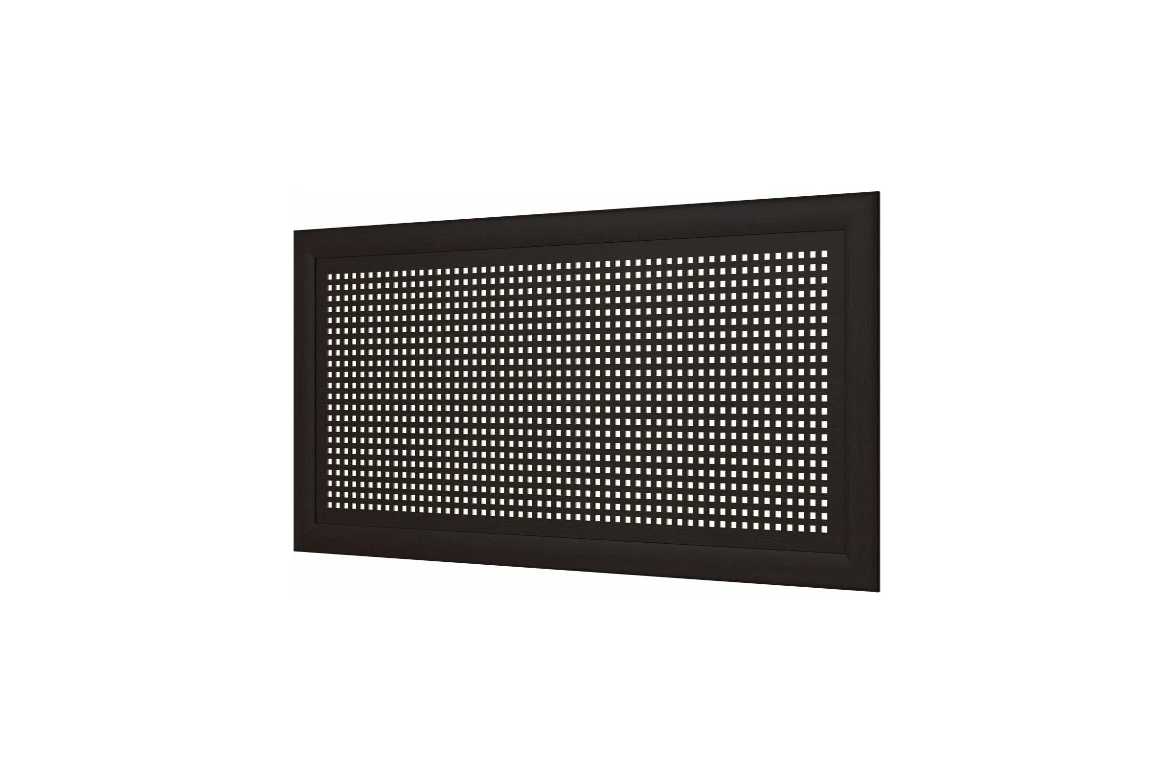 Декоративный экран для радиаторов и батарей Cosca Decor Модерн 600x1200 мм, венге, квадро 10-20, с рамкой СПБ004387