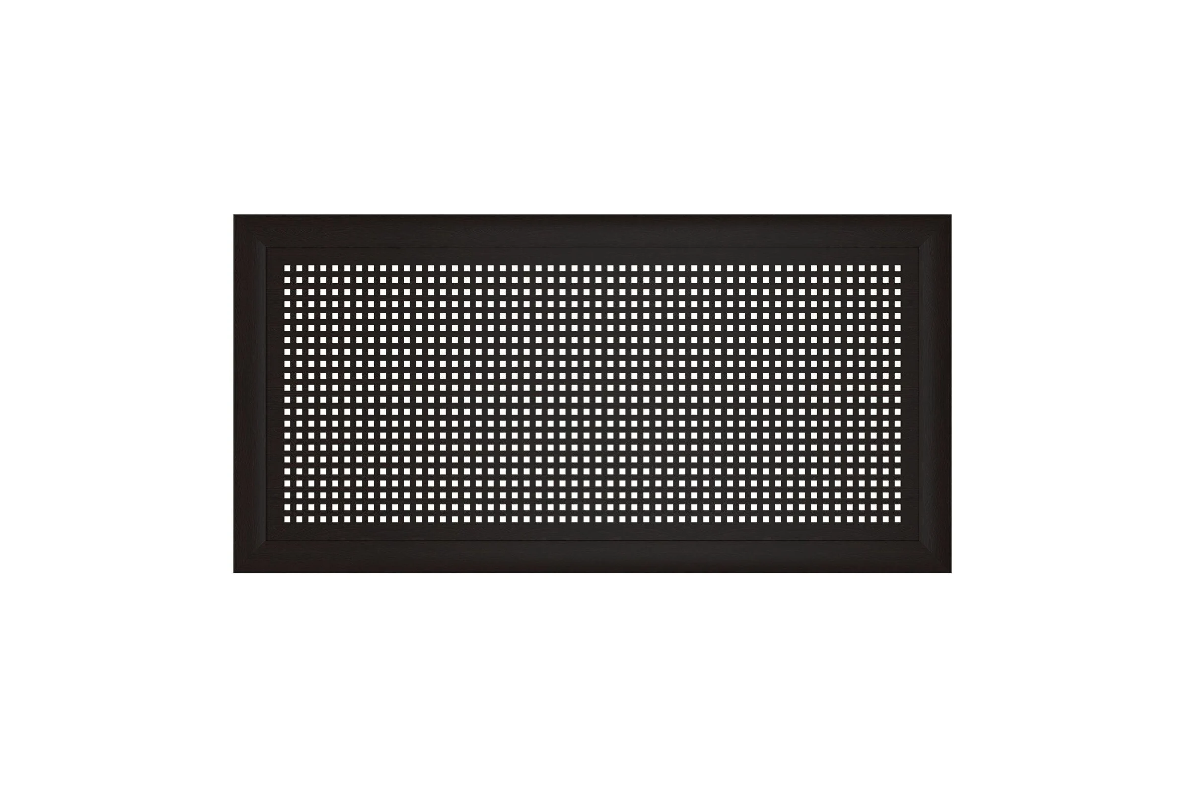 Декоративный экран для радиаторов и батарей Cosca Decor Модерн 600x1200 мм, венге, квадро 10-20, с рамкой СПБ004387