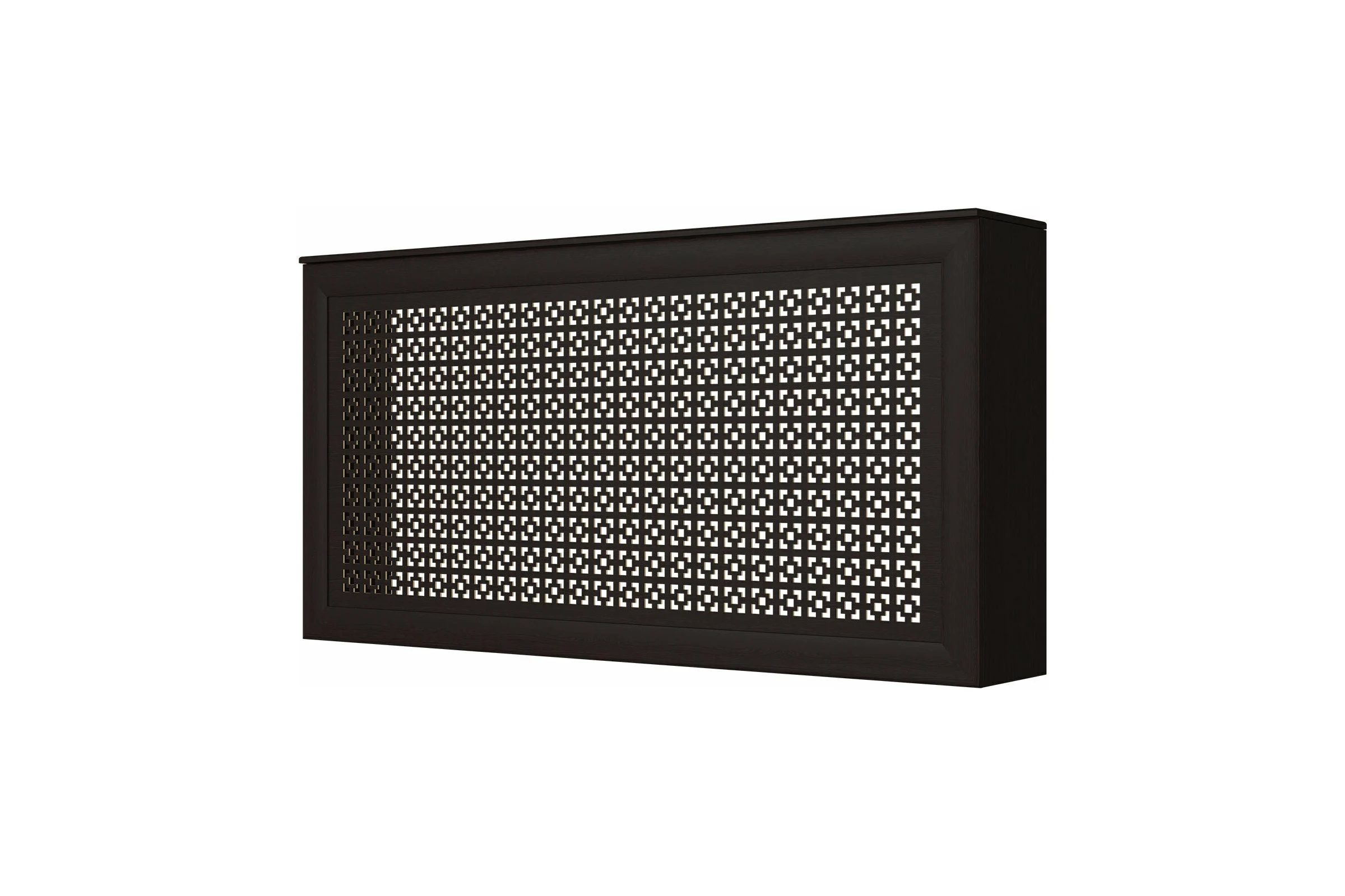 Экран для радиаторов Cosca Decor короб, 600x1200x200 мм, венге, перфорация дамаско, экран Модерн СПБ015862