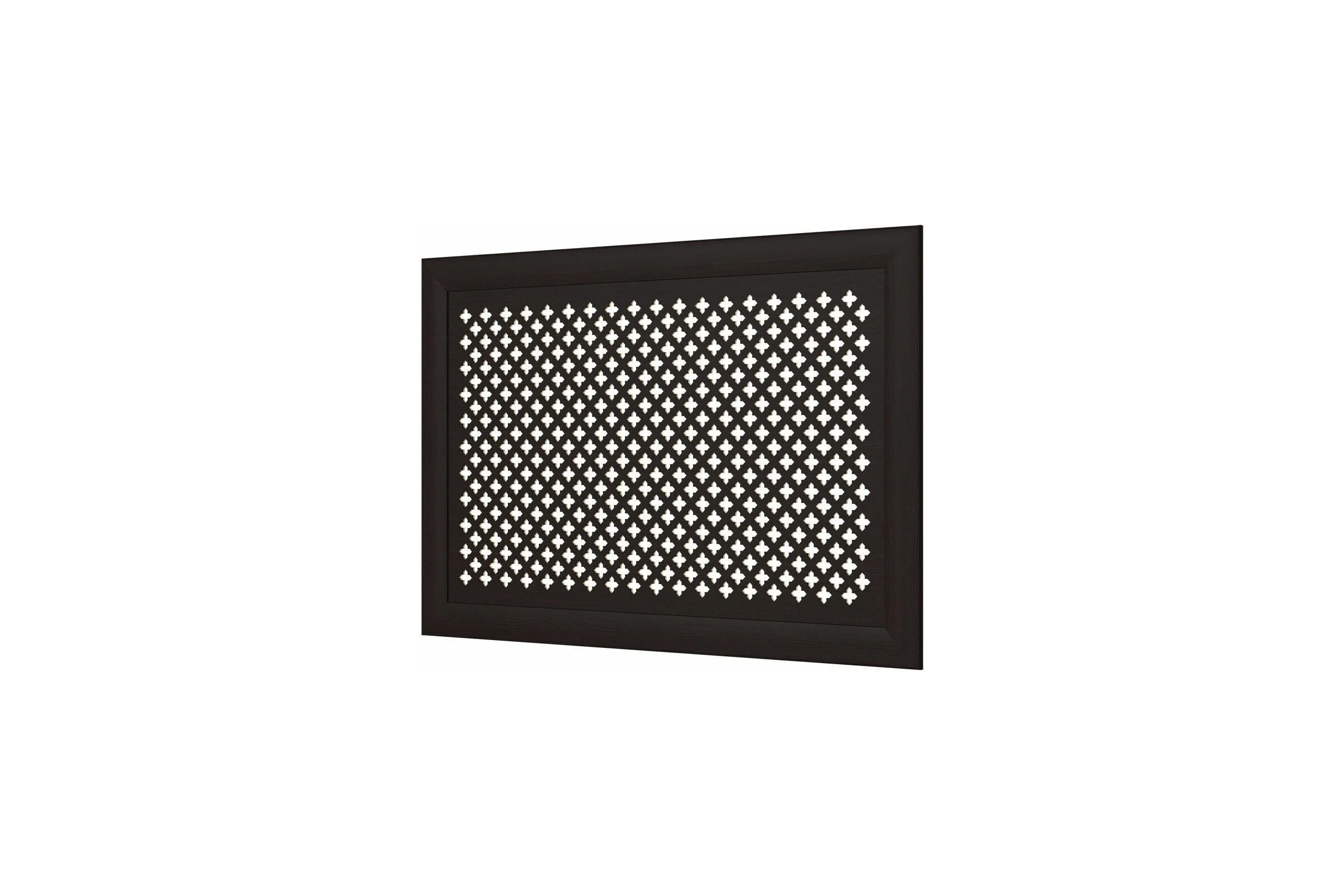 Декоративный экран для радиаторов и батарей Cosca Decor Модерн 600x900 мм, венге, готика, с рамкой СПБ004370