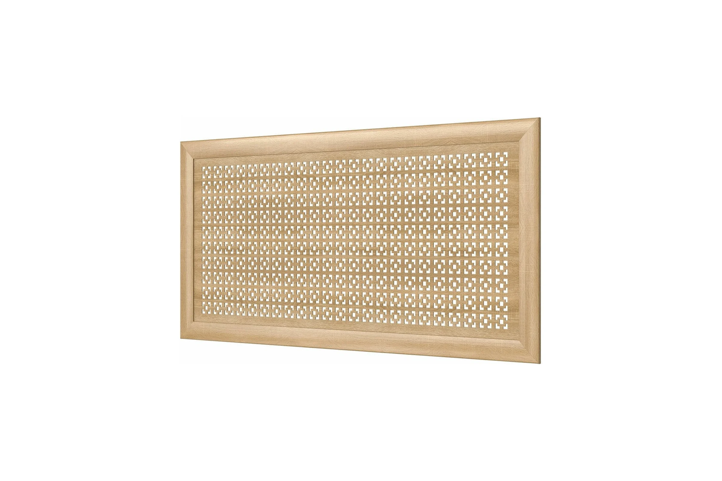 Декоративный экран для радиаторов и батарей Cosca Decor Модерн 600x1200 мм, дуб сонома, дамаско, с рамкой СПБ072574