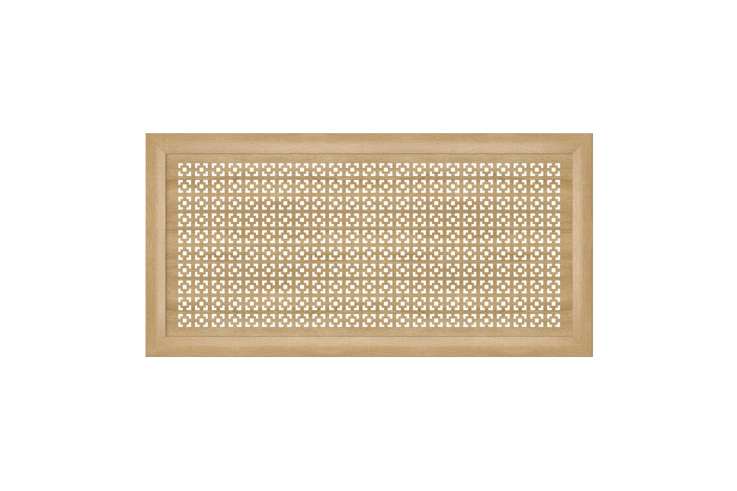 Декоративный экран для радиаторов и батарей Cosca Decor Модерн 600x1200 мм, дуб сонома, дамаско, с рамкой СПБ072574