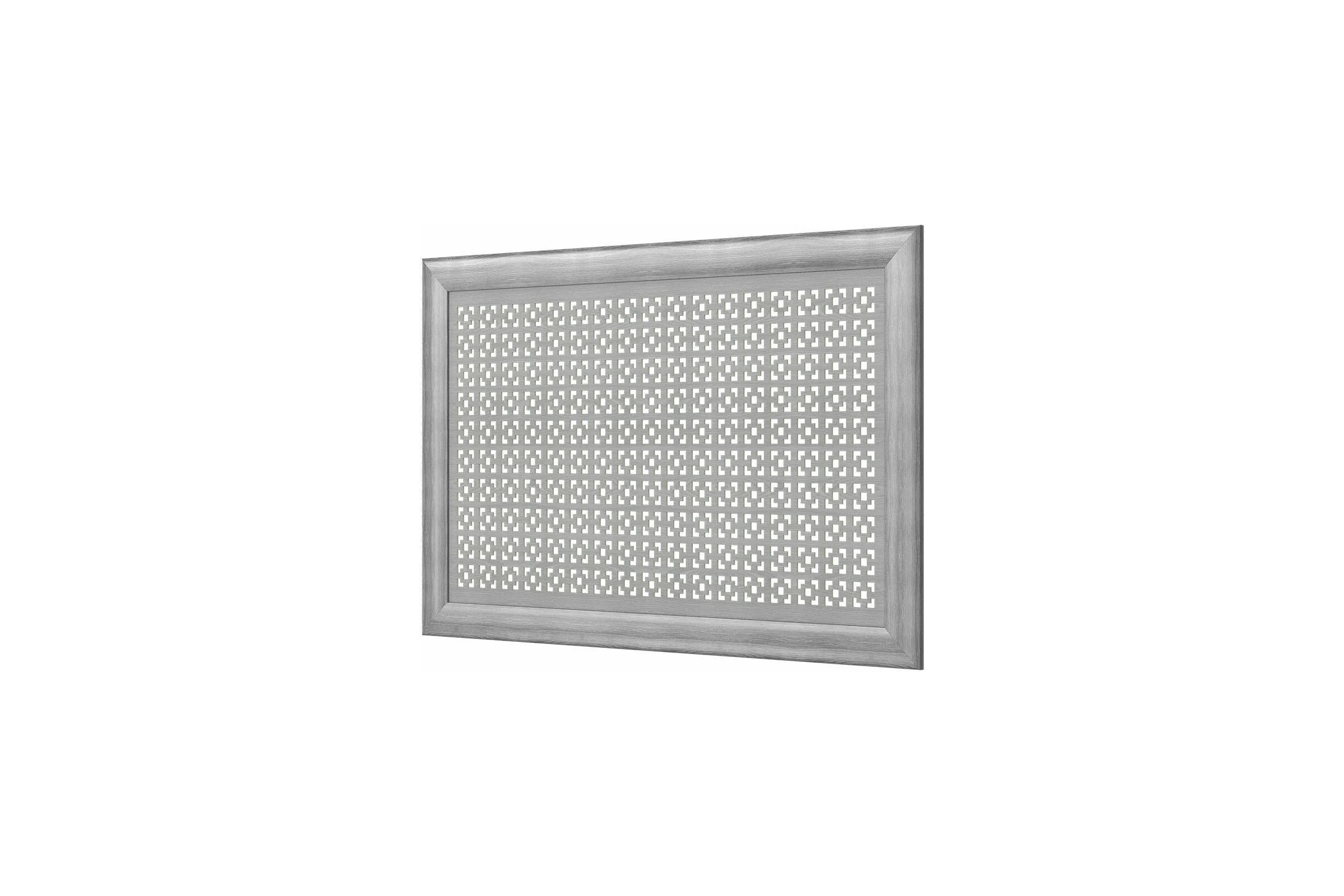 Декоративный экран для радиаторов и батарей Cosca Decor Модерн 600x900 мм, дуб серый, дамаско, с рамкой СПБ072576