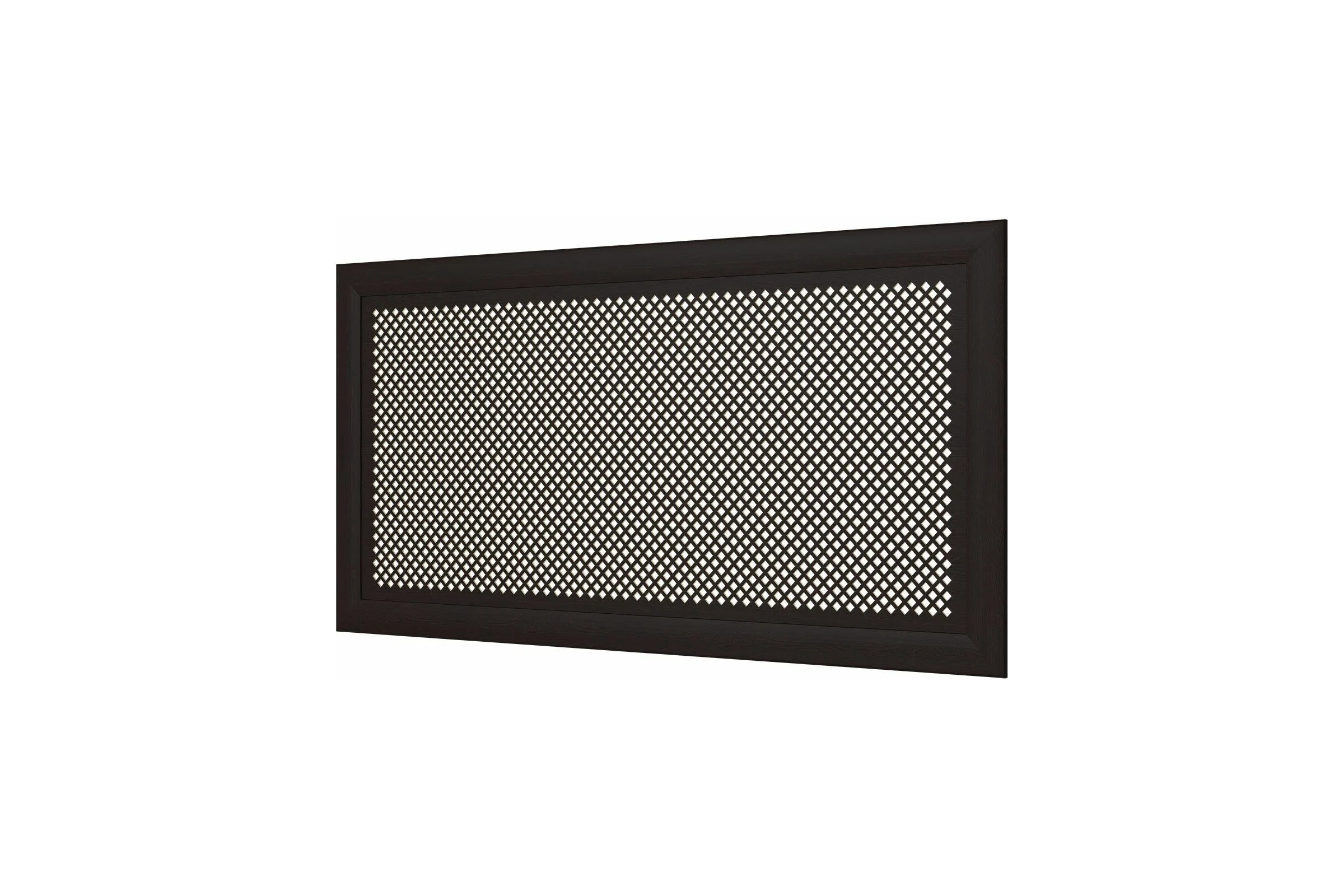 Декоративный экран для радиаторов и батарей Cosca Decor Модерн 600x1200 мм, венге, дедало, с рамкой СПБ004470