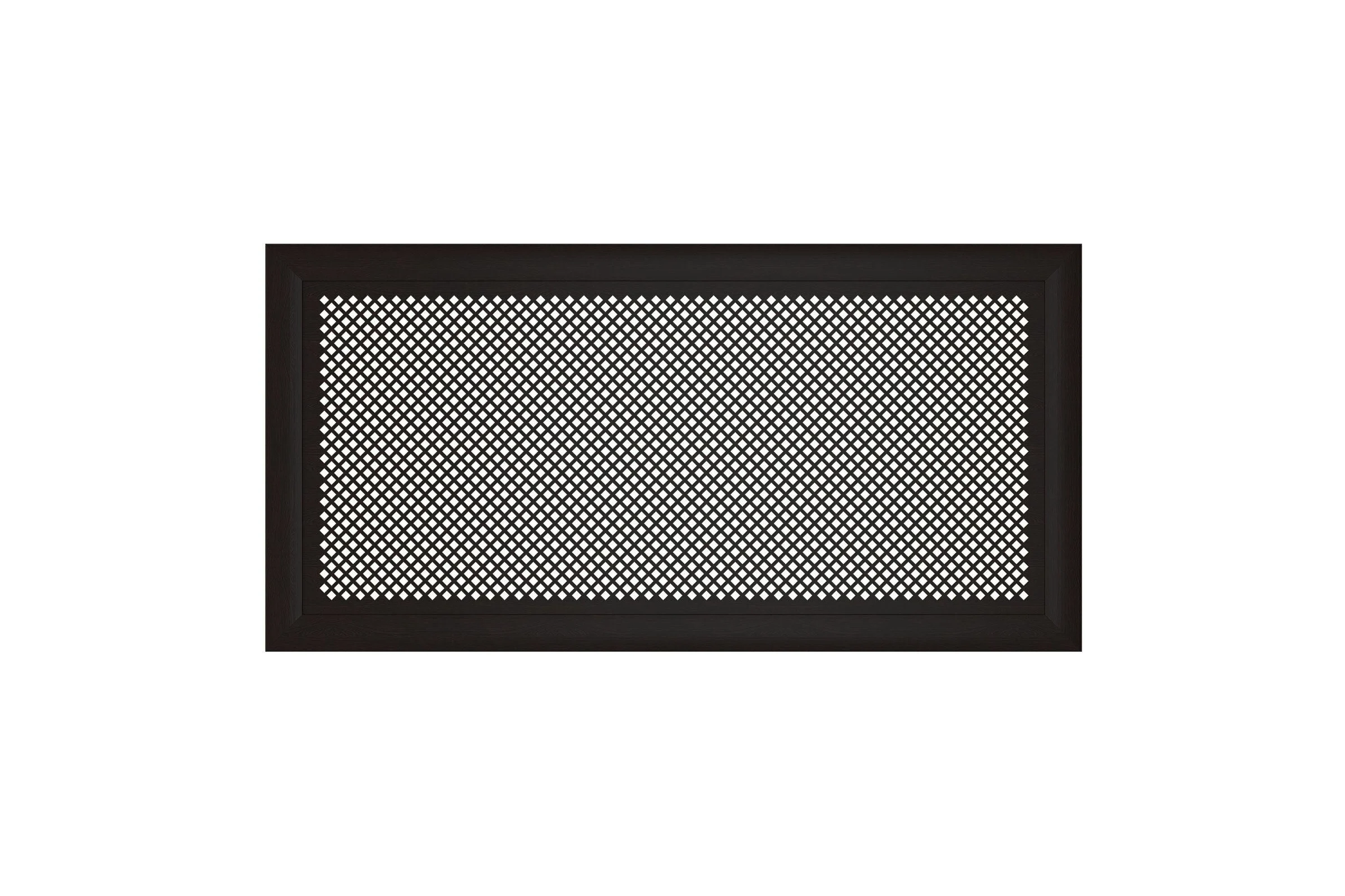 Декоративный экран для радиаторов и батарей Cosca Decor Модерн 600x1200 мм, венге, дедало, с рамкой СПБ004470