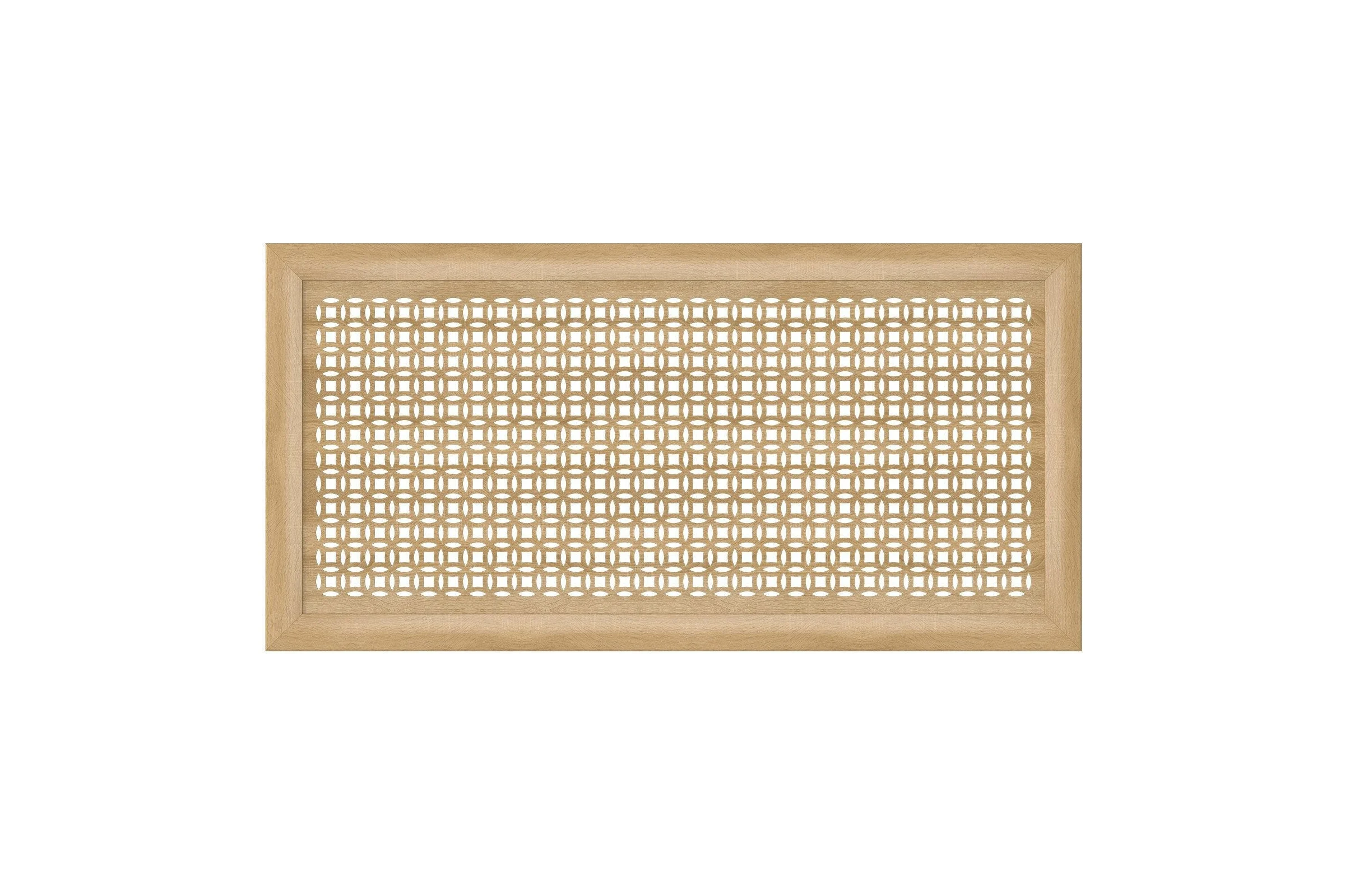 Декоративный экран для радиаторов и батарей Cosca Decor Модерн 600x1200 мм, дуб сонома, сусанна, с рамкой СПБ072549