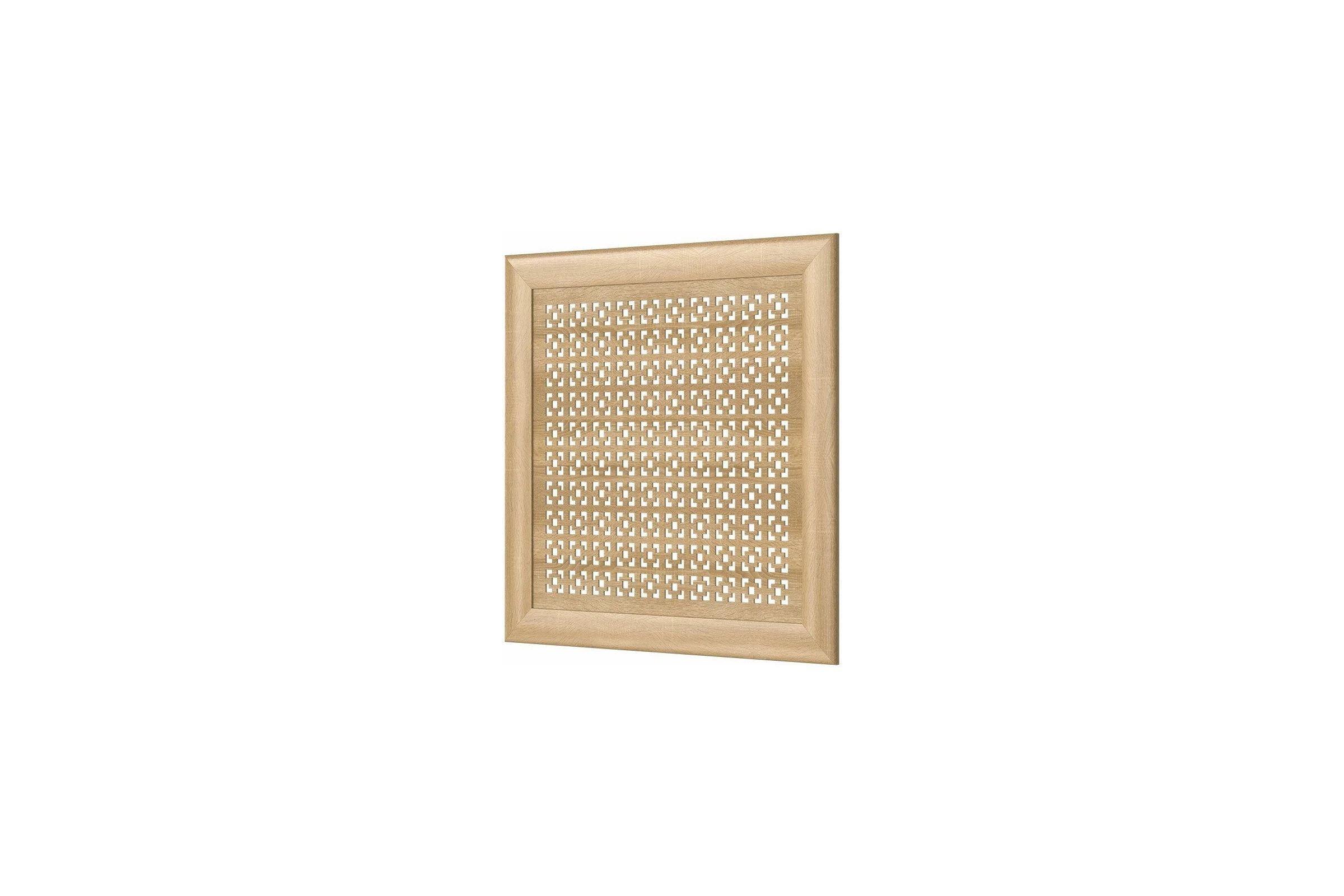 Декоративный экран для радиаторов и батарей Cosca Decor Модерн 600x600 мм, дуб сонома, дамаско, с рамкой СПБ072572