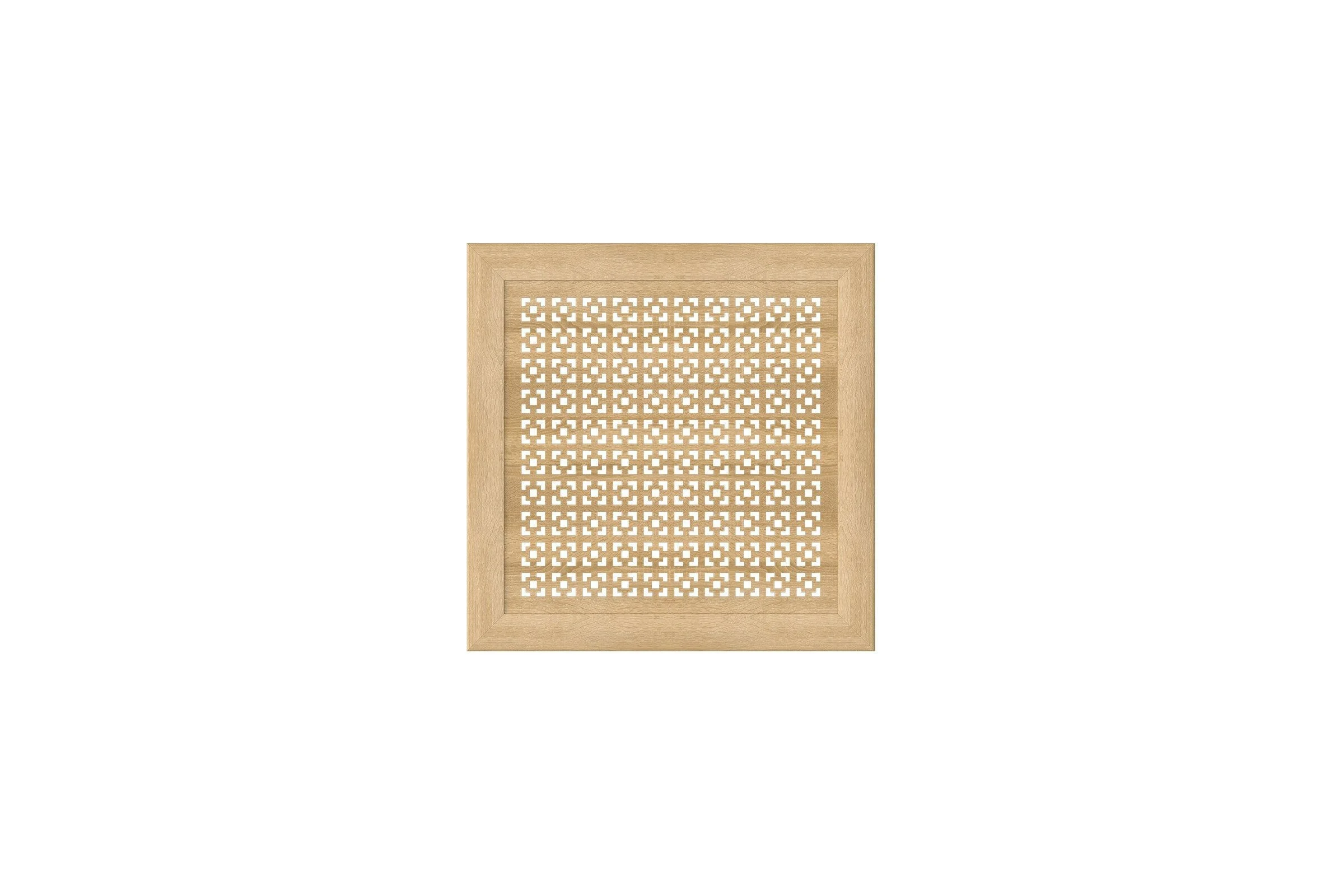 Декоративный экран для радиаторов и батарей Cosca Decor Модерн 600x600 мм, дуб сонома, дамаско, с рамкой СПБ072572