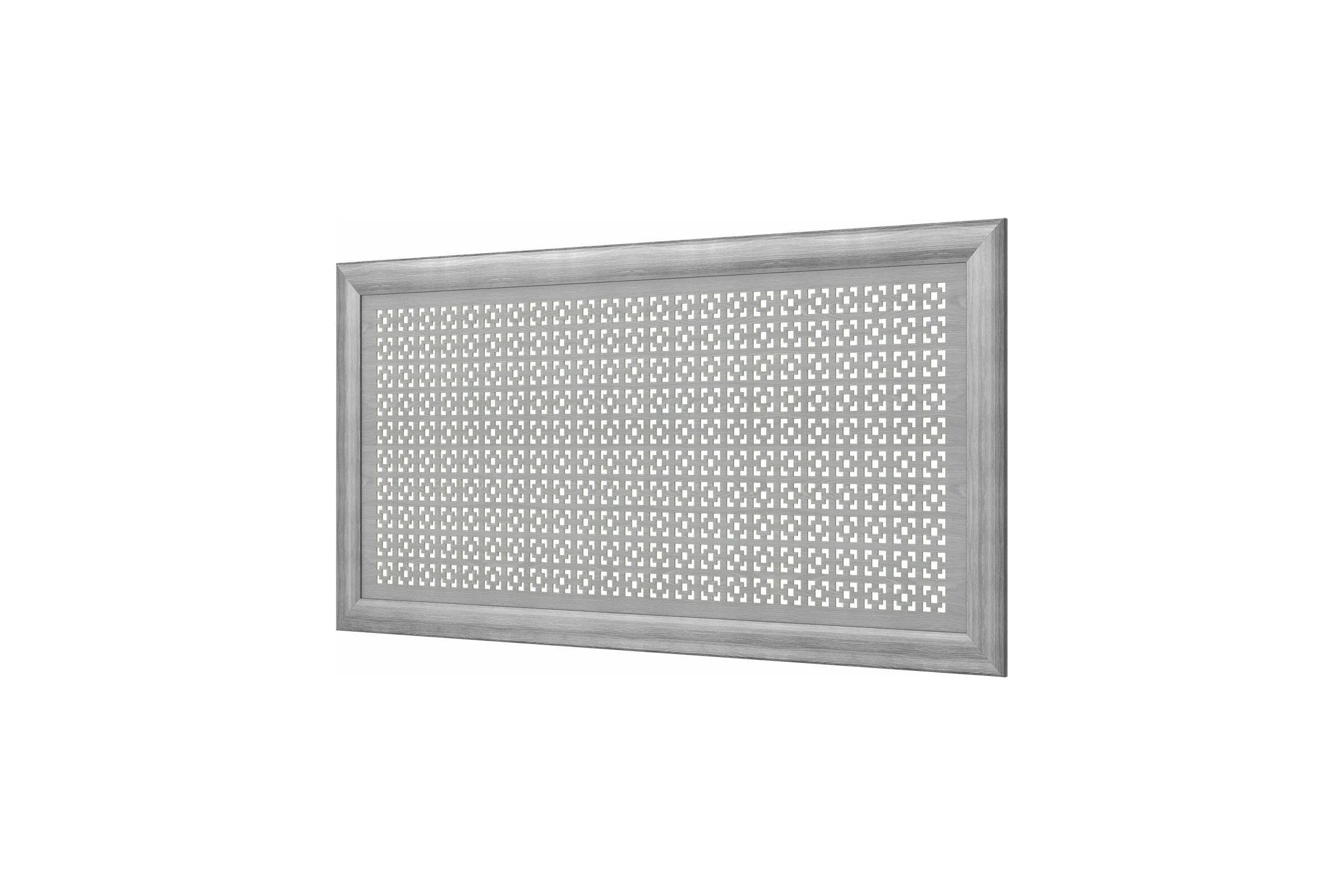 Декоративный экран для радиаторов и батарей Cosca Decor Модерн 600x1200 мм, дуб серый, дамаско, с рамкой СПБ072577