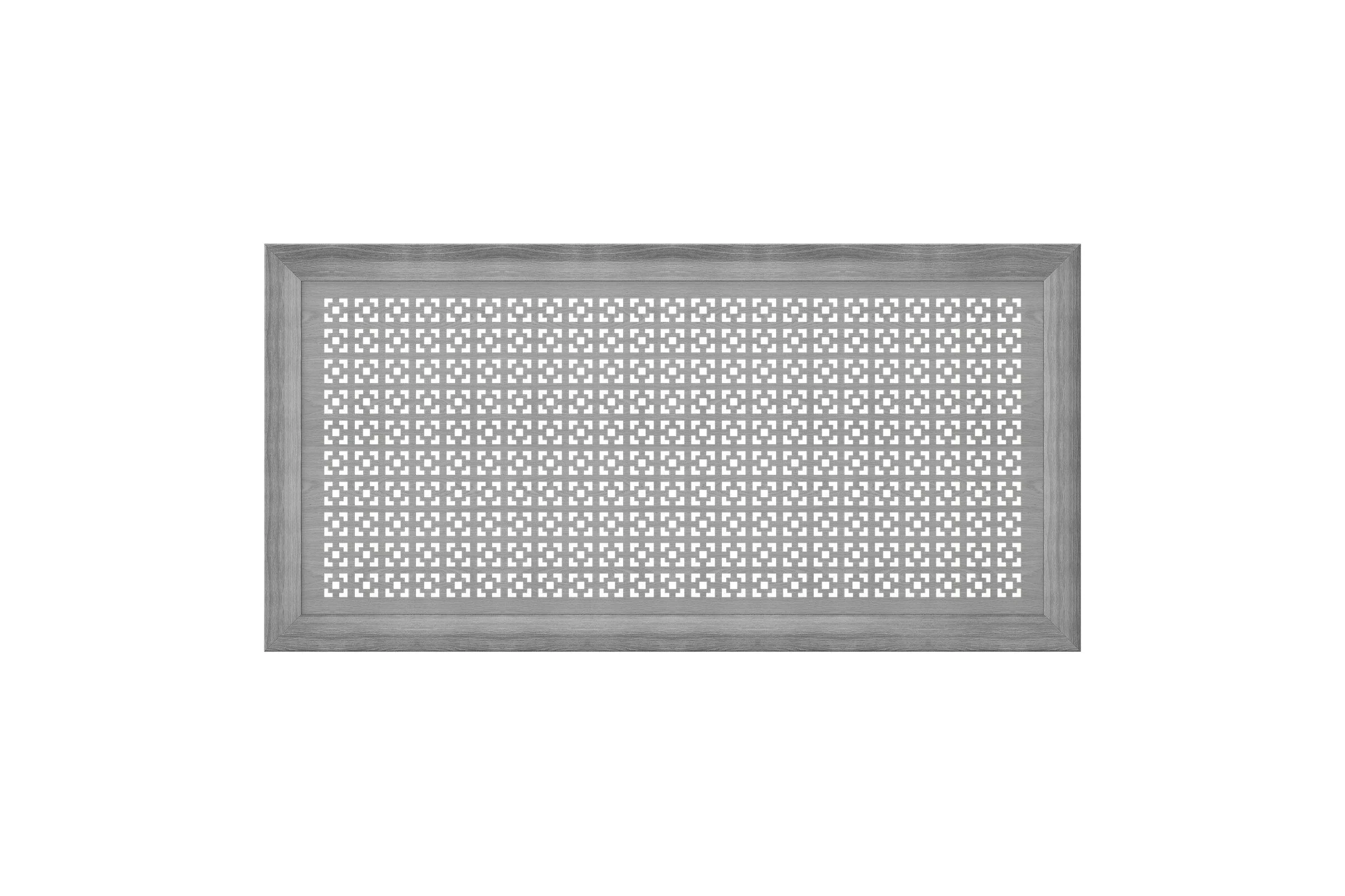 Декоративный экран для радиаторов и батарей Cosca Decor Модерн 600x1200 мм, дуб серый, дамаско, с рамкой СПБ072577