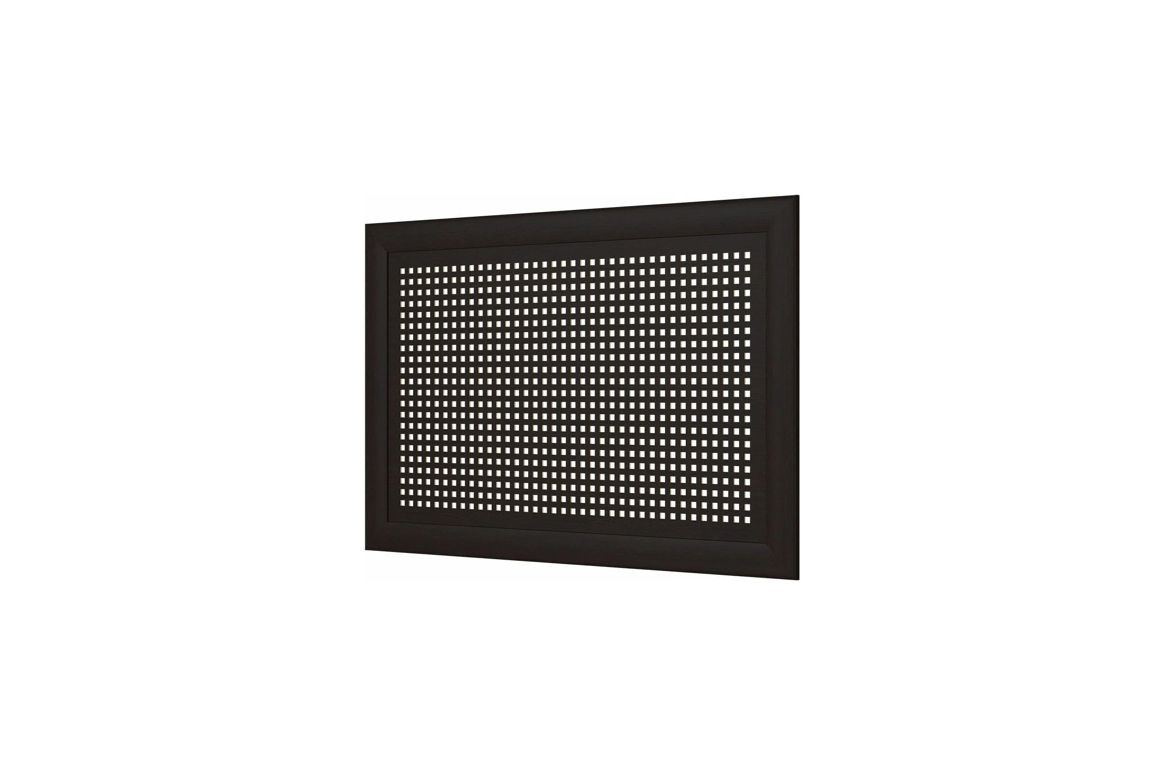 Декоративный экран для радиаторов и батарей Cosca Decor Модерн 600x900 мм, венге, квадро 10-20, с рамкой СПБ004388