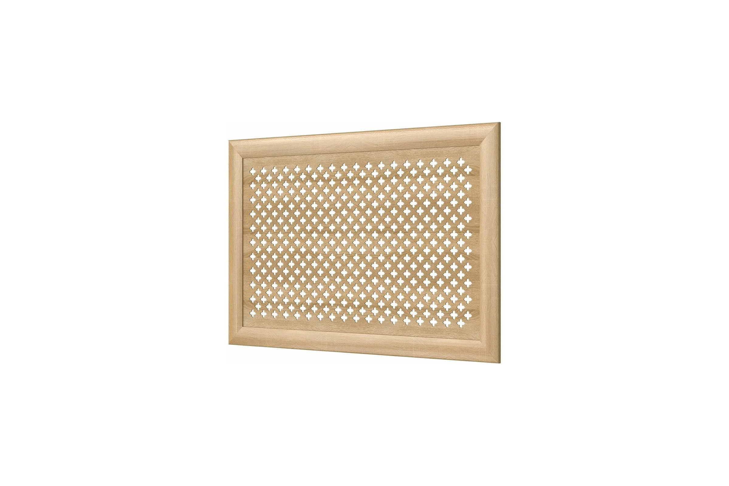 Декоративный экран для радиаторов и батарей Cosca Decor Модерн 600x900 мм, дуб сонома, готика, с рамкой СПБ072586