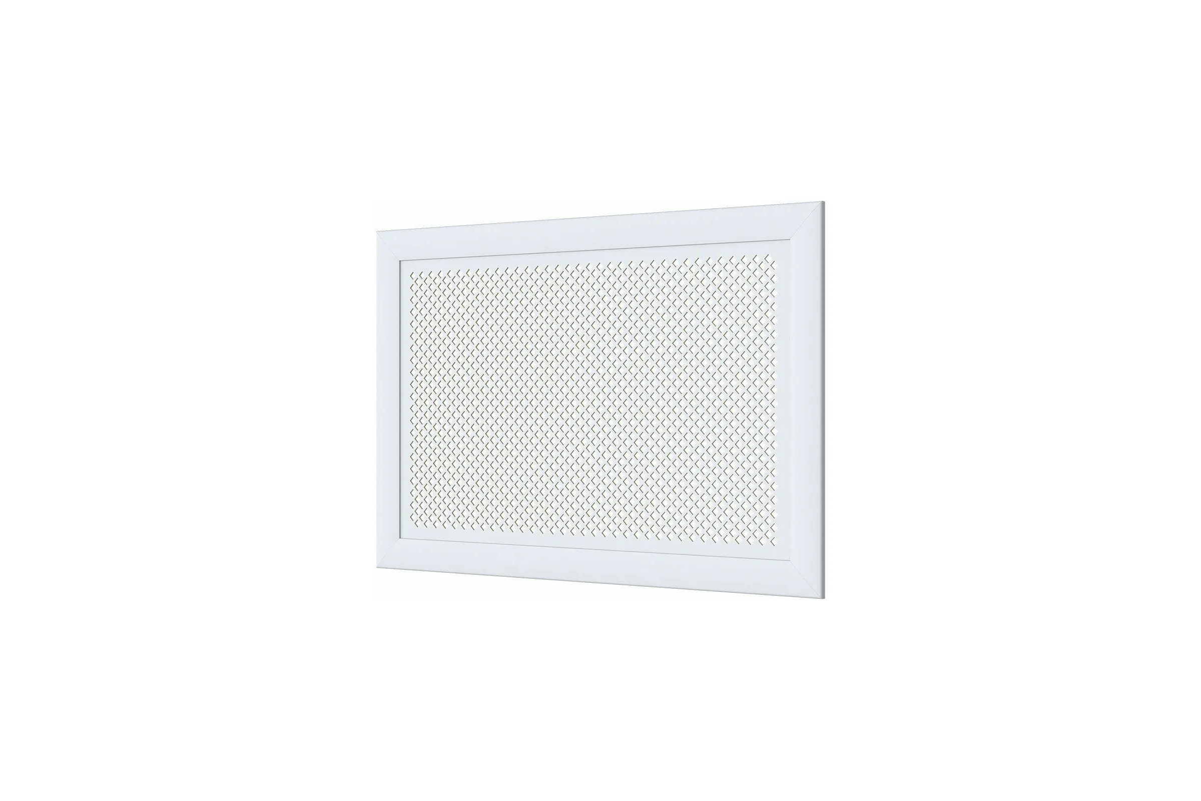 Декоративный экран для радиаторов и батарей Cosca Decor Модерн 600x900 мм, белый, дедало, с рамкой СПБ002095