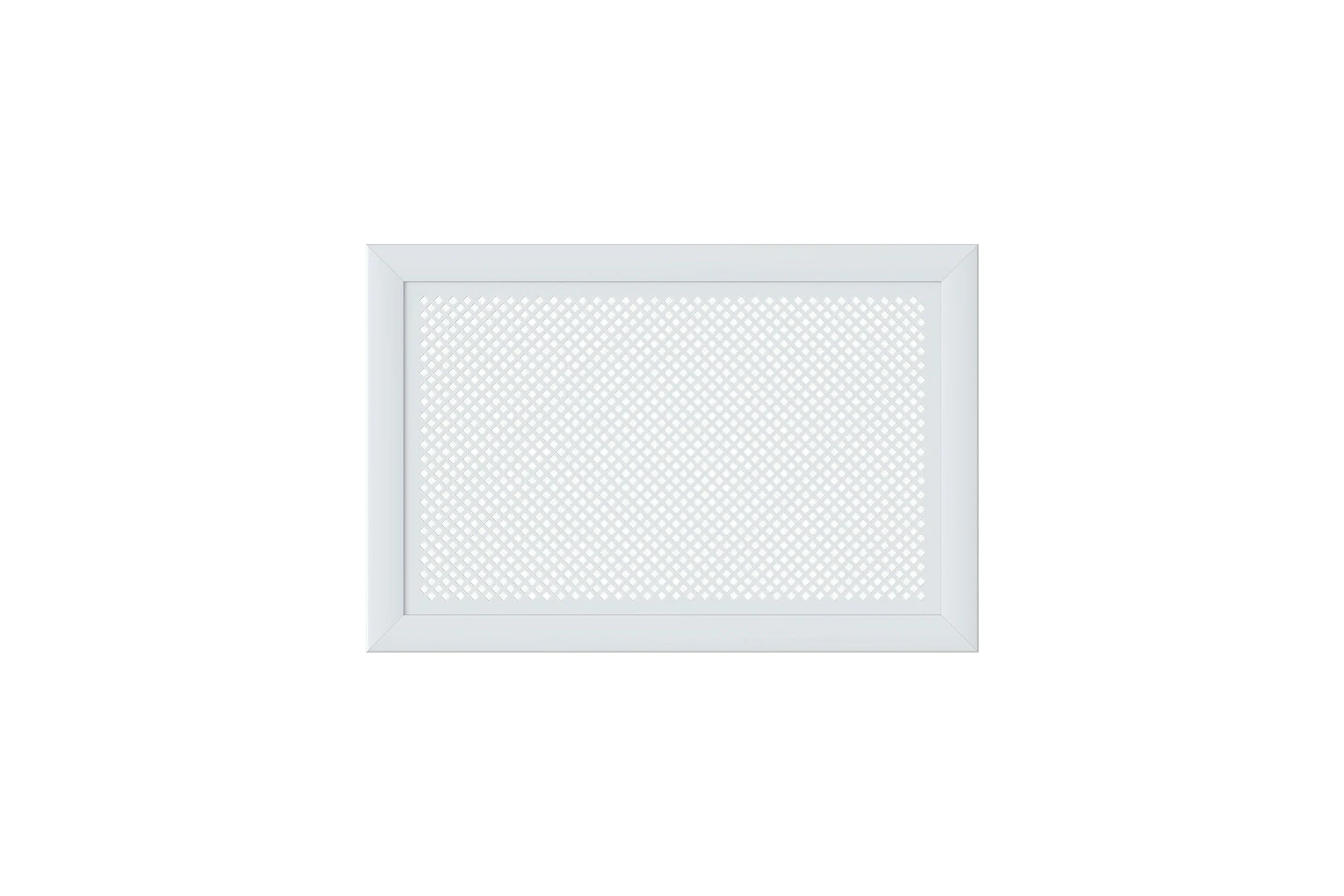 Декоративный экран для радиаторов и батарей Cosca Decor Модерн 600x900 мм, белый, дедало, с рамкой СПБ002095