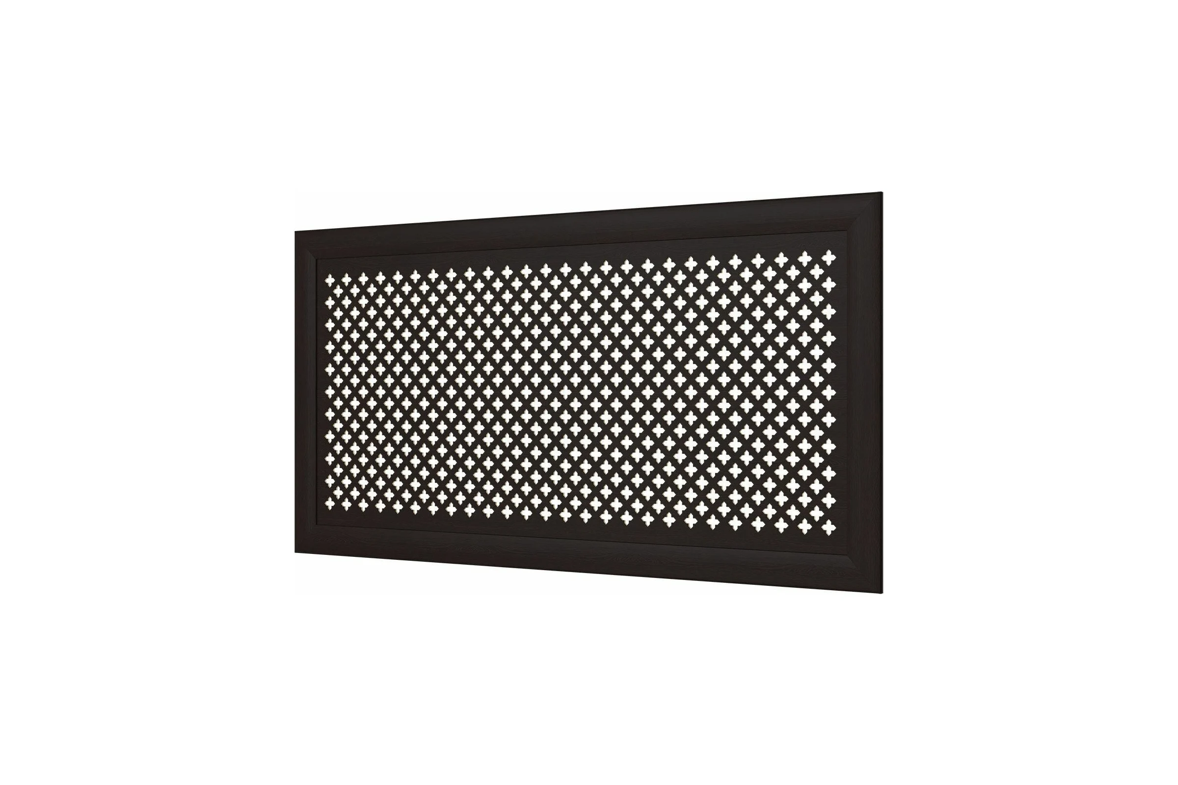 Декоративный экран для радиаторов и батарей Cosca Decor Модерн 600x1200 мм, венге, готика, с рамкой СПБ004471