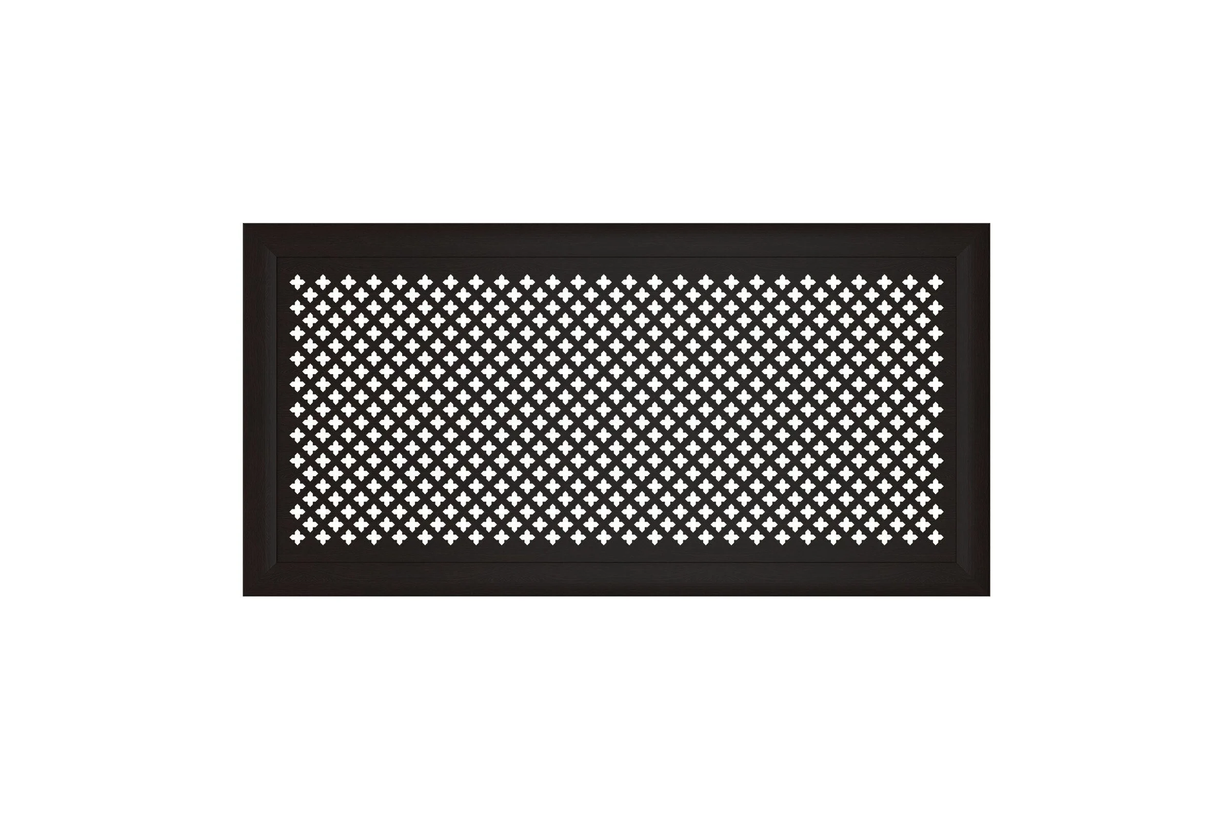 Декоративный экран для радиаторов и батарей Cosca Decor Модерн 600x1200 мм, венге, готика, с рамкой СПБ004471