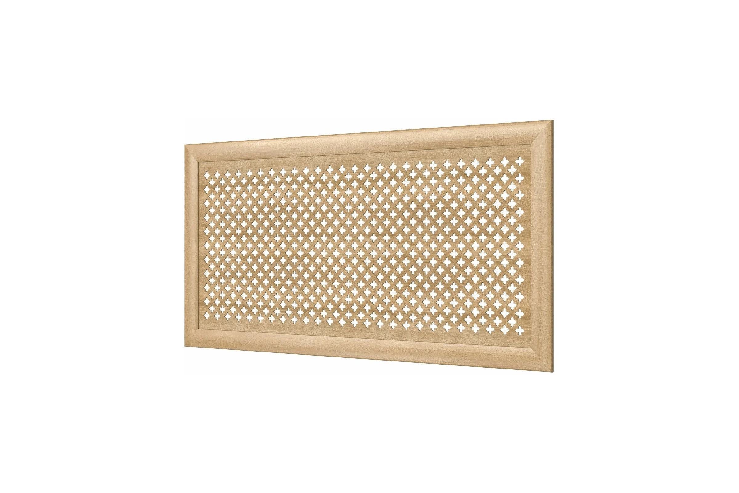 Декоративный экран для радиаторов и батарей Cosca Decor Модерн 600x1200 мм, дуб сонома, готика, с рамкой СПБ072587