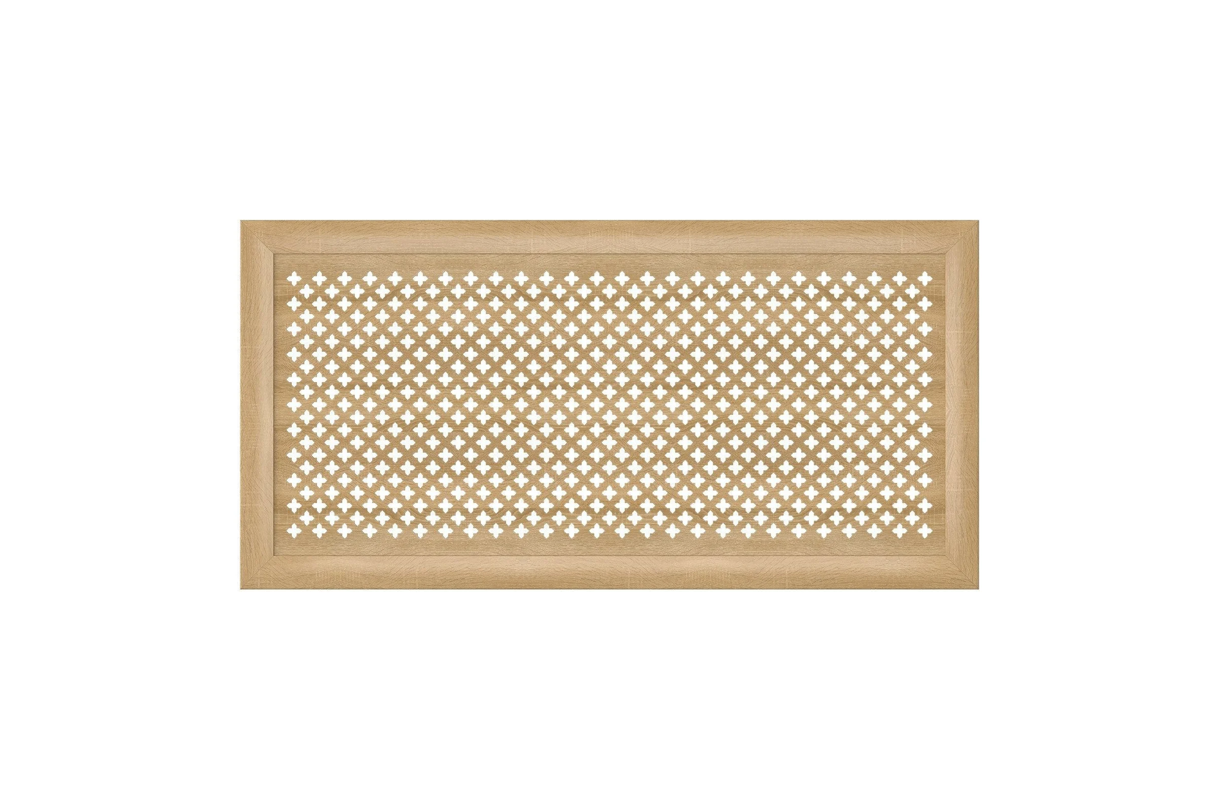 Декоративный экран для радиаторов и батарей Cosca Decor Модерн 600x1200 мм, дуб сонома, готика, с рамкой СПБ072587