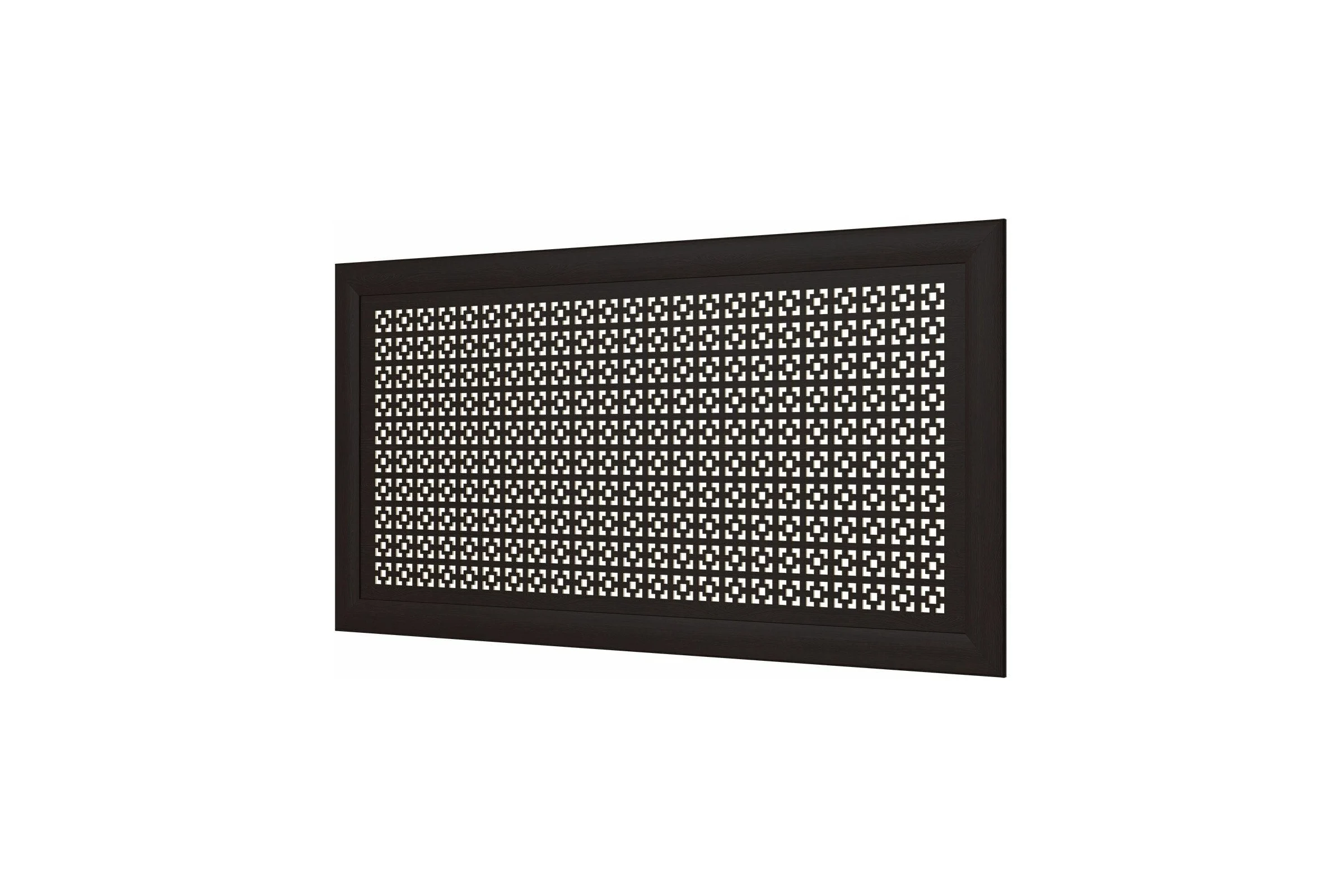 Декоративный экран для радиаторов и батарей Cosca Decor Модерн 600x1200 мм, венге, дамаско, с рамкой СПБ004472